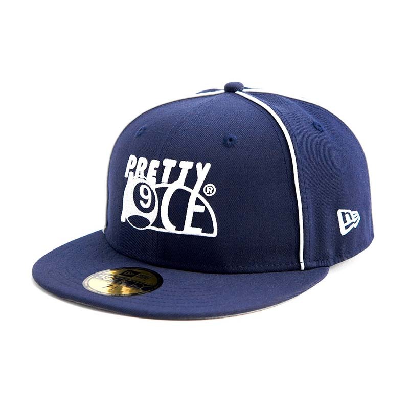 NEW ERA x PRETTYNICE x 9CE 十週年 三方聯名 59FIFTY CAP 棒球帽 帽子 藍色 NE15198875 [台灣現貨]