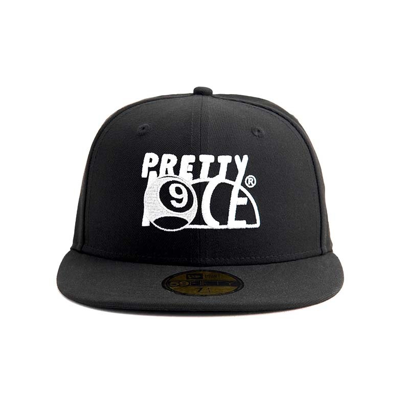 NEW ERA x PRETTYNICE x 9CE 十週年 三方聯名 59FIFTY CAP 棒球帽 帽子 黑色 NE15198876 [台灣現貨]