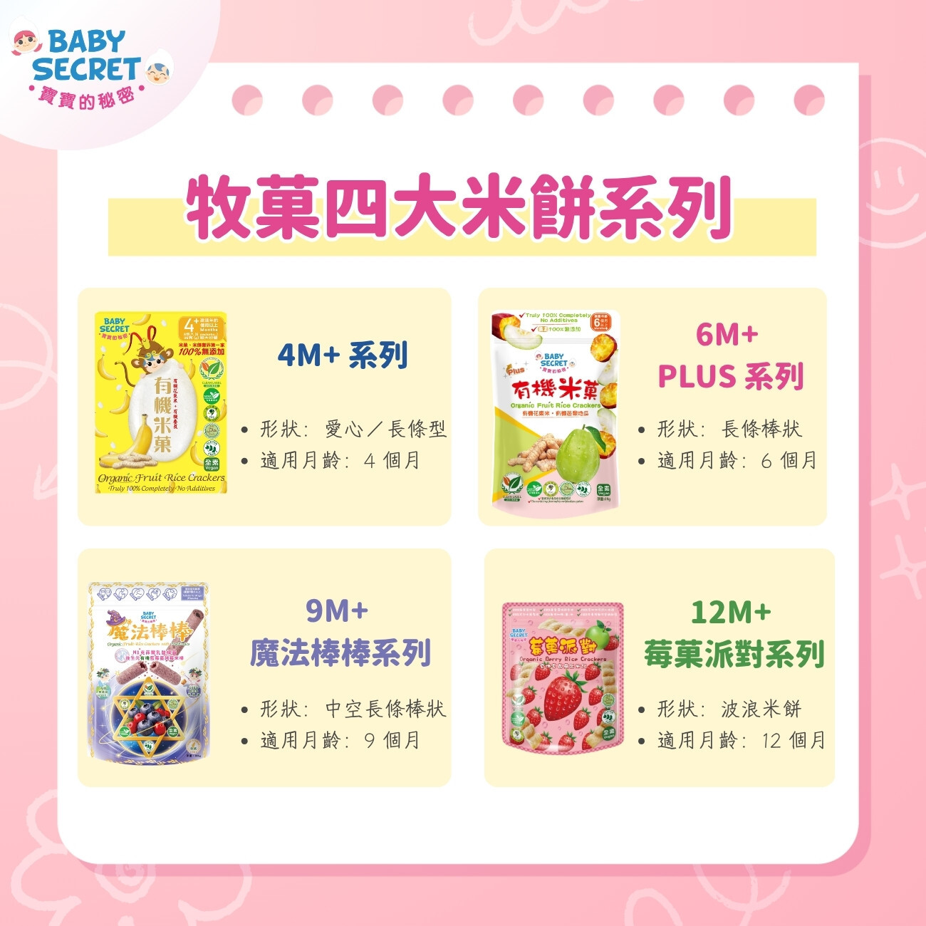 牧菓米餅四大系列
