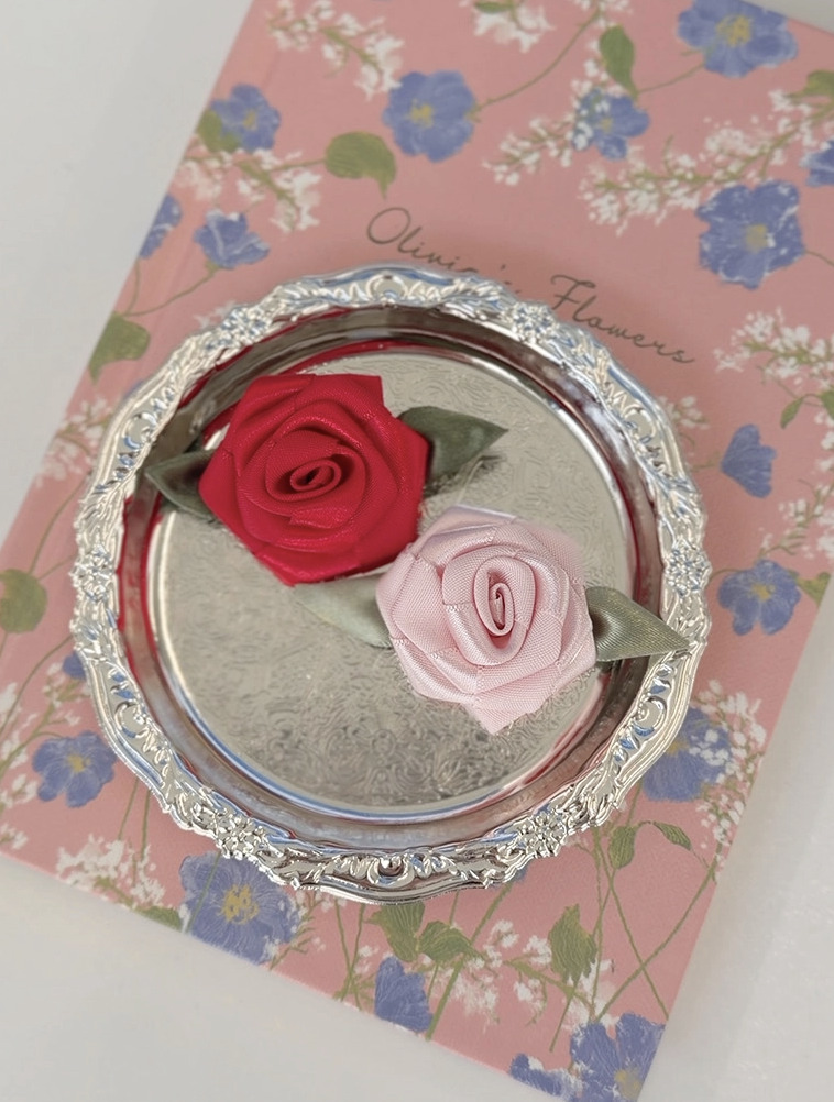 Rose hair pin