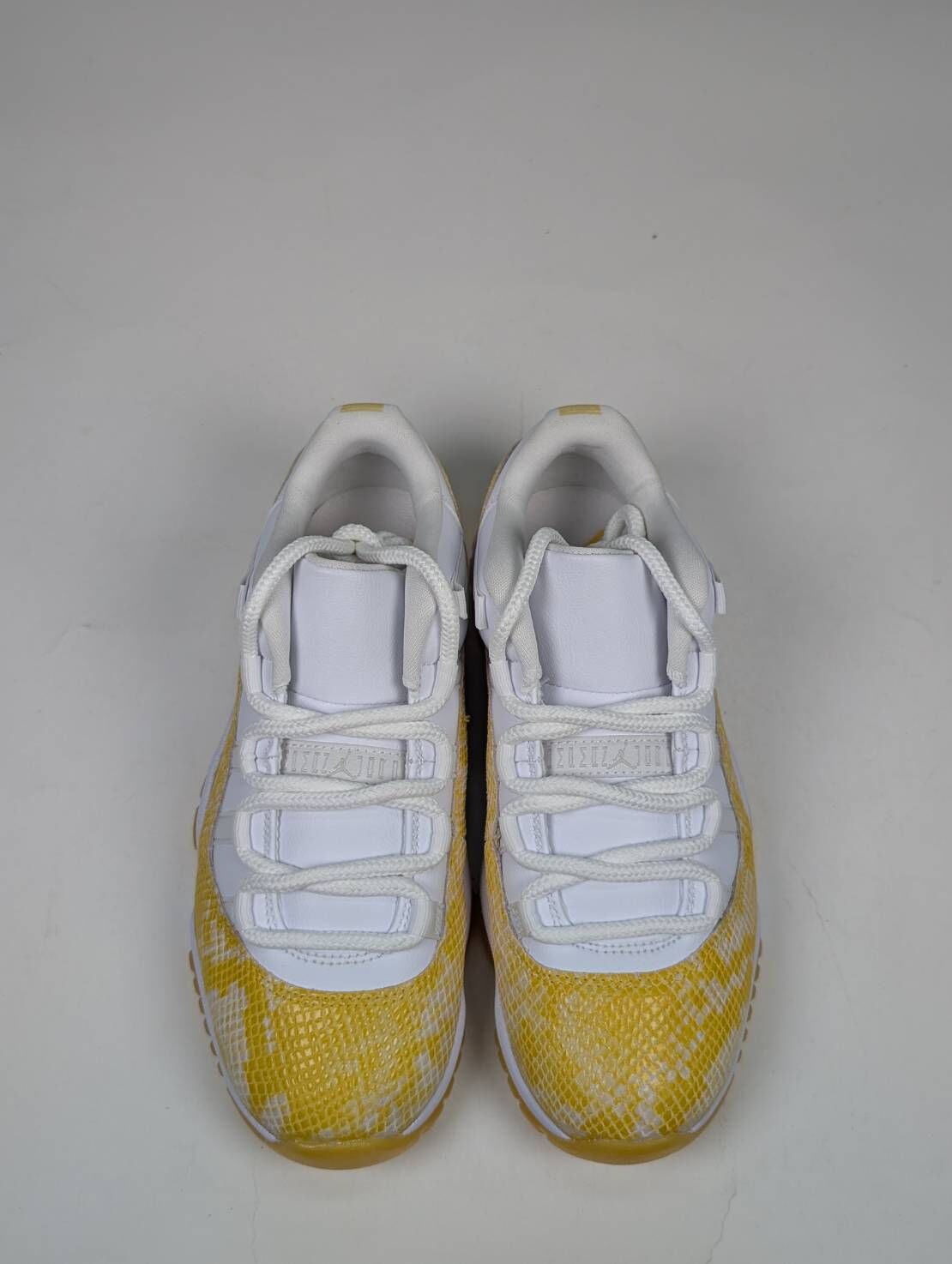 微瑕疵-左右腳鞋面色差 AH7860-107 W8 Air Jordan 11 Low W "Yellow Snakeskin" 黃金蟒 蛇皮 女鞋 男女段