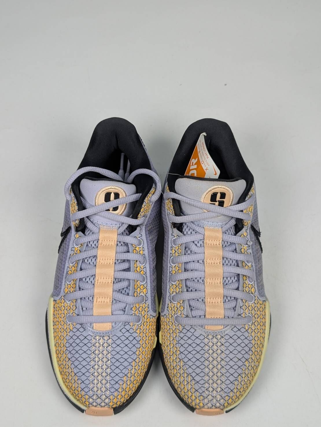 微瑕疵-左右腳鞋舌鞋帶後跟色差 FQ3389-501 W6 Nike Sabrina 1 EP W "Spark" 火花 紫黃 籃球鞋 女鞋 男女段