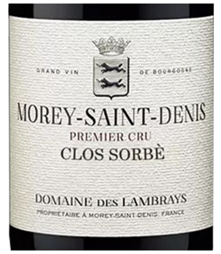 Lambrays Morey Saint Denis 1er Cru Clos Sorbe 2022 (BH94)