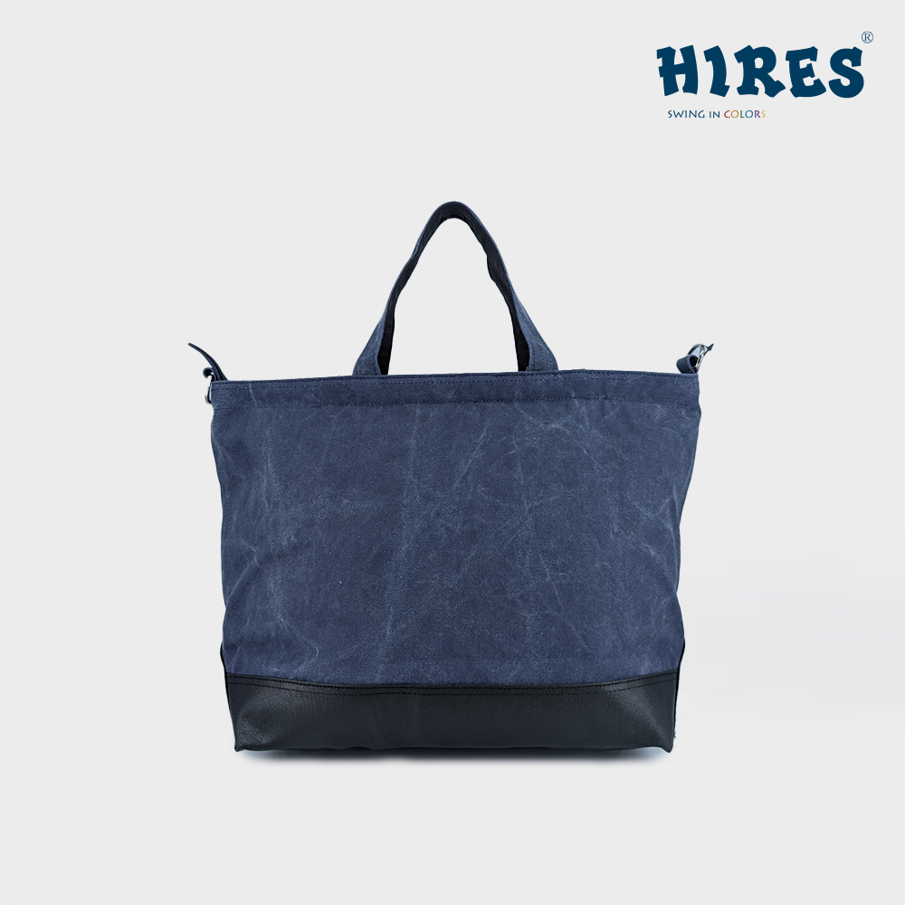【 HIRES 】方正人生系列 韓系織帶丹寧大款托特包(附背帶)