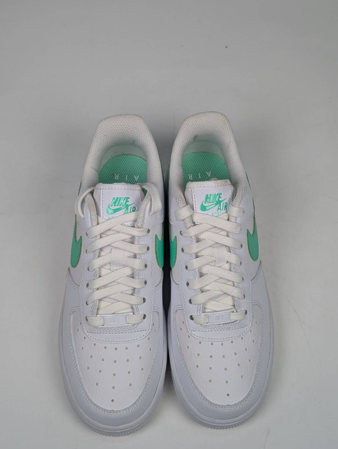 微瑕疵-左右腳鞋面泛黃 315115-164 W7.5 NIKE AIR FORCE 1 AF1 TIFFANY 薄荷綠