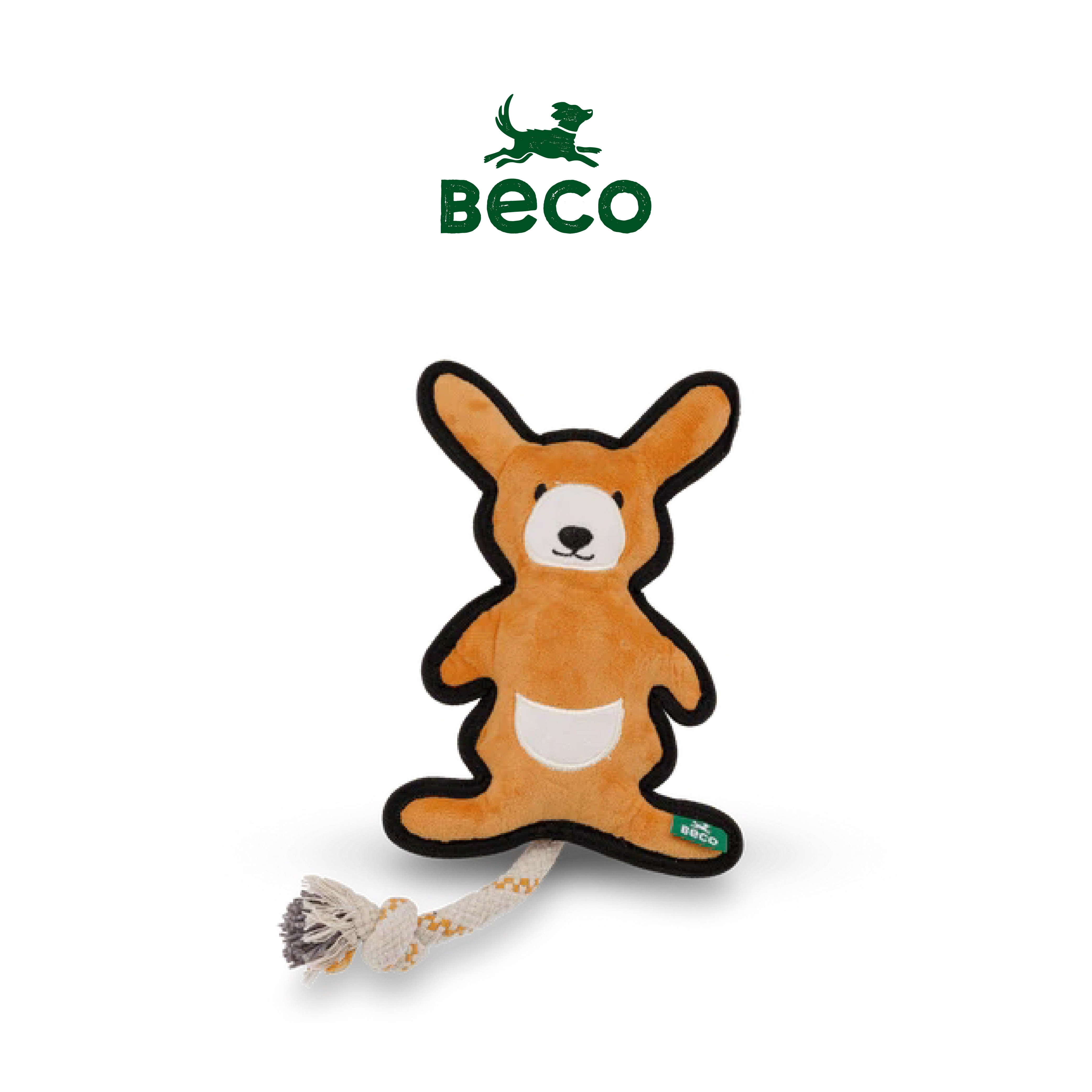 溫柔袋鼠 - 環保寵物玩具｜英國 Beco