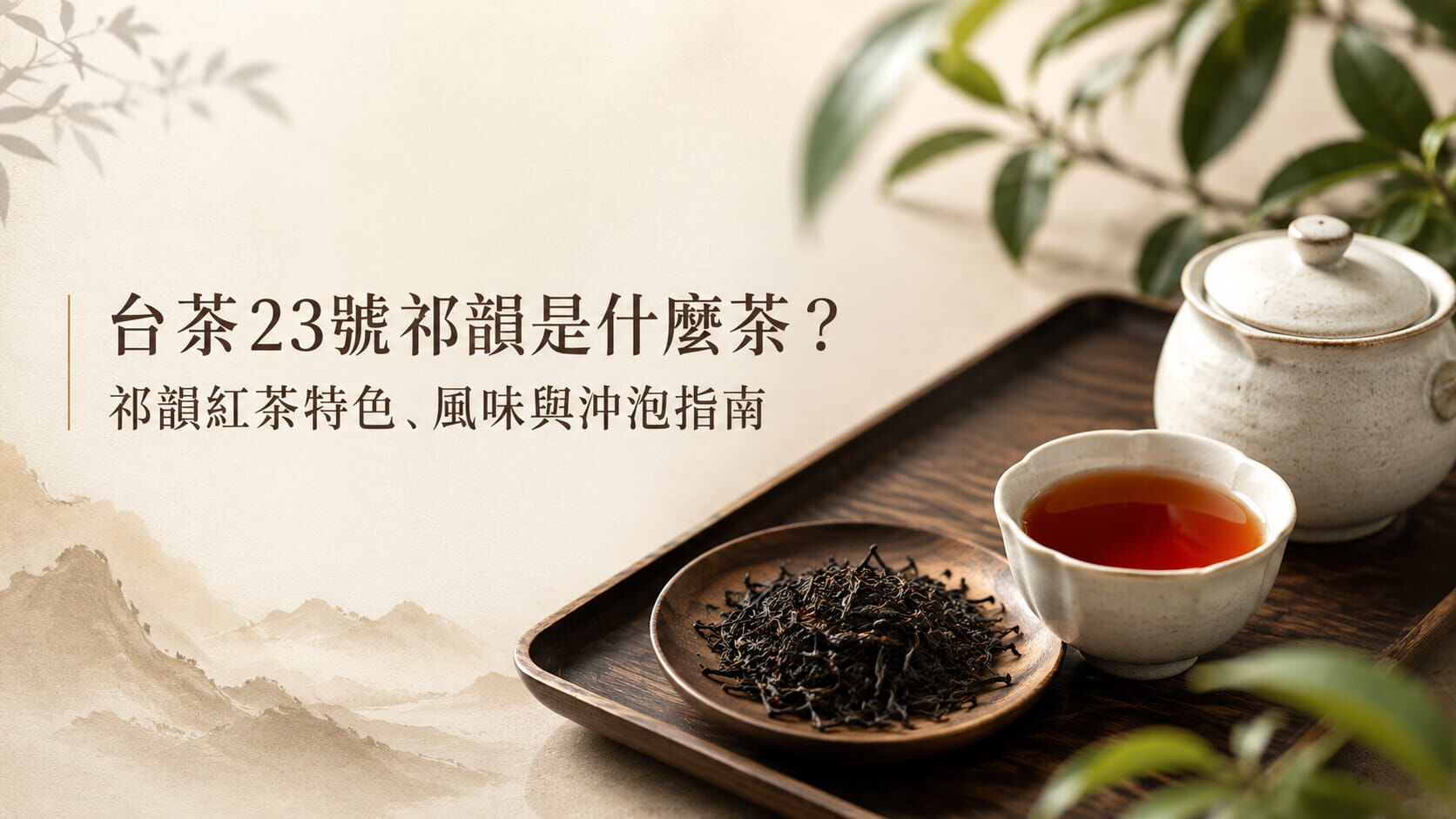 台茶23號祁韻是什麼茶？祁韻紅茶特色、風味與沖泡指南