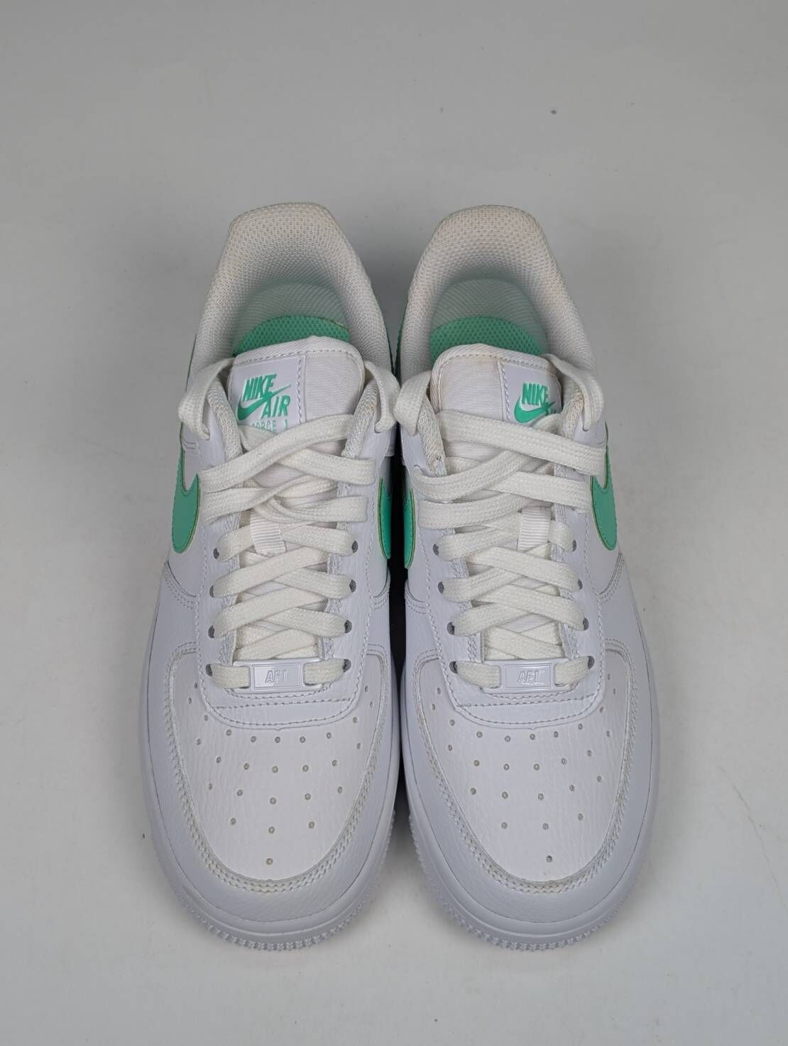 微瑕疵-左右腳些微泛黃 315115-164 W6 NIKE AIR FORCE 1 AF1 TIFFANY 薄荷綠