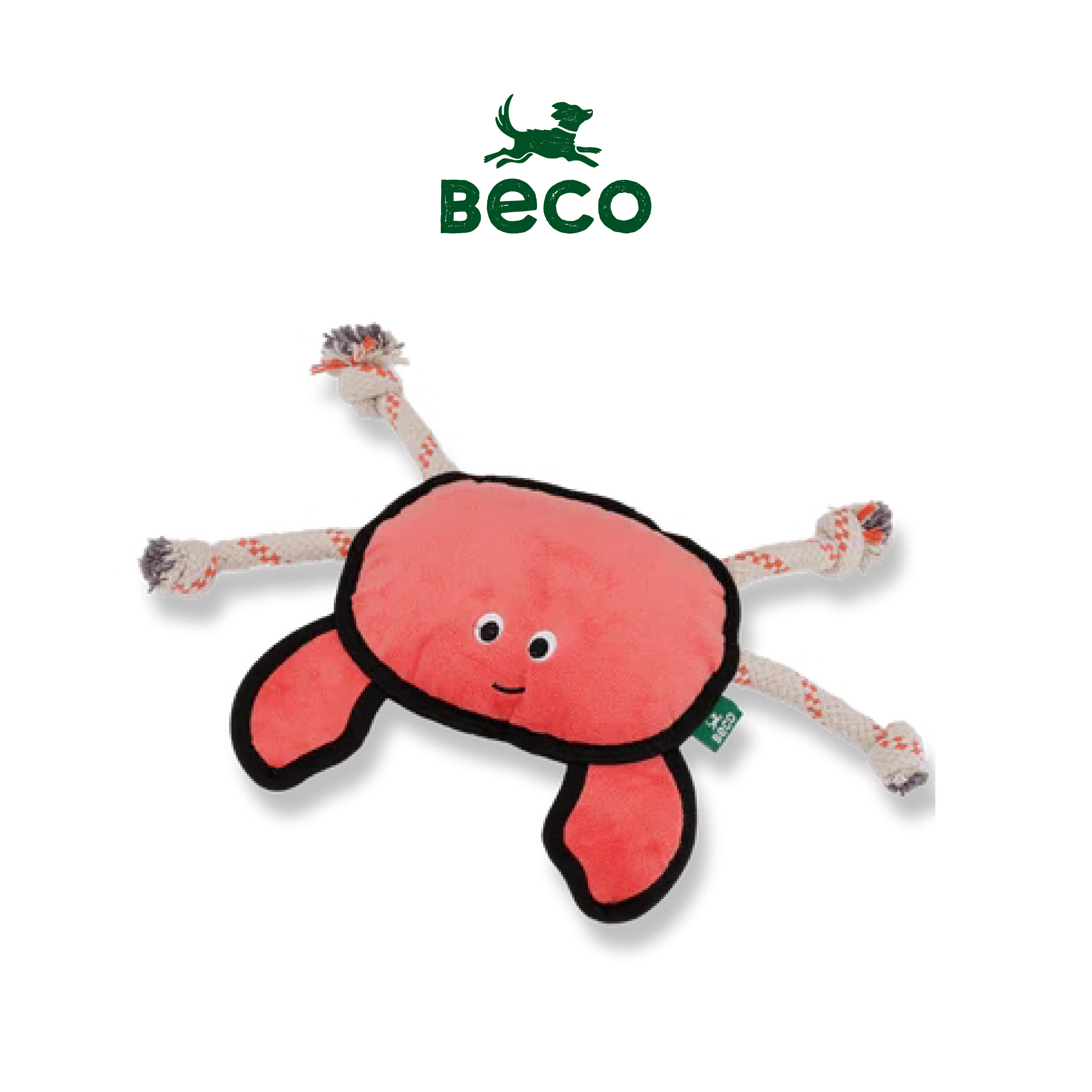 微笑螃蟹 - 環保寵物玩具｜英國 Beco