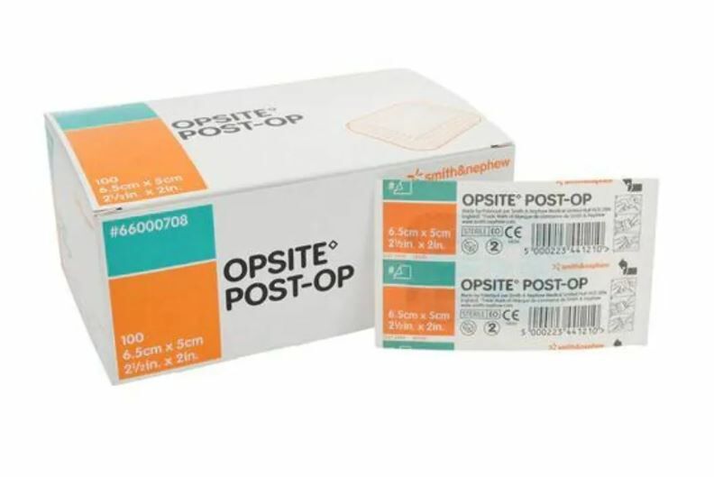 Smith+Nephew New OpSite Post-Op 6.5cm X 5cm X 1 pcs