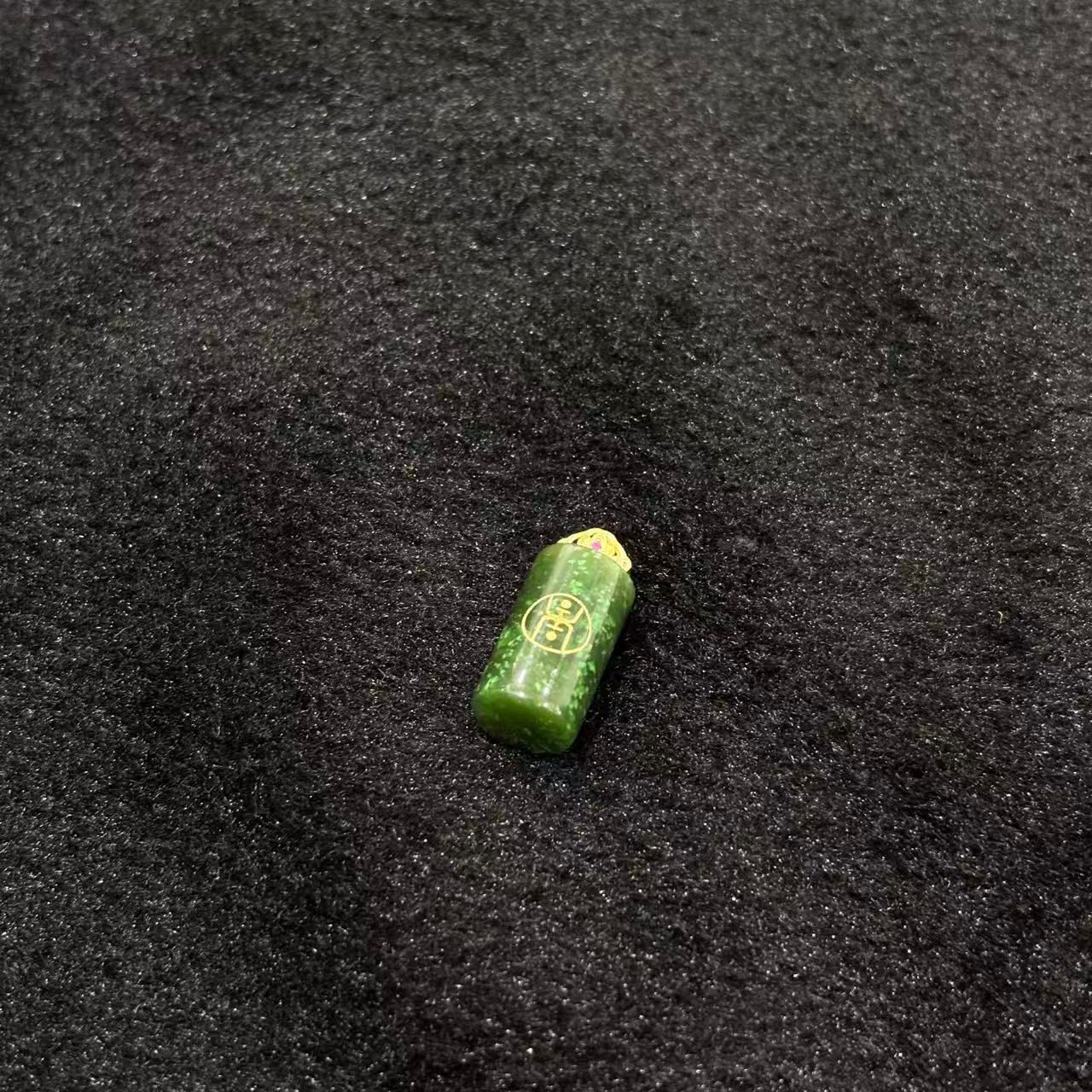 (F1)北極玉一統天下桶珠吊墜-北極玉#2805PJ