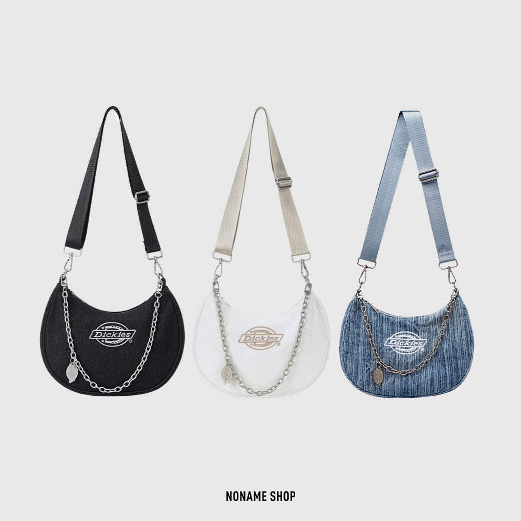 DICKIES 復古 刺繡 LOGO 半月包 肩背包 手提包 三色