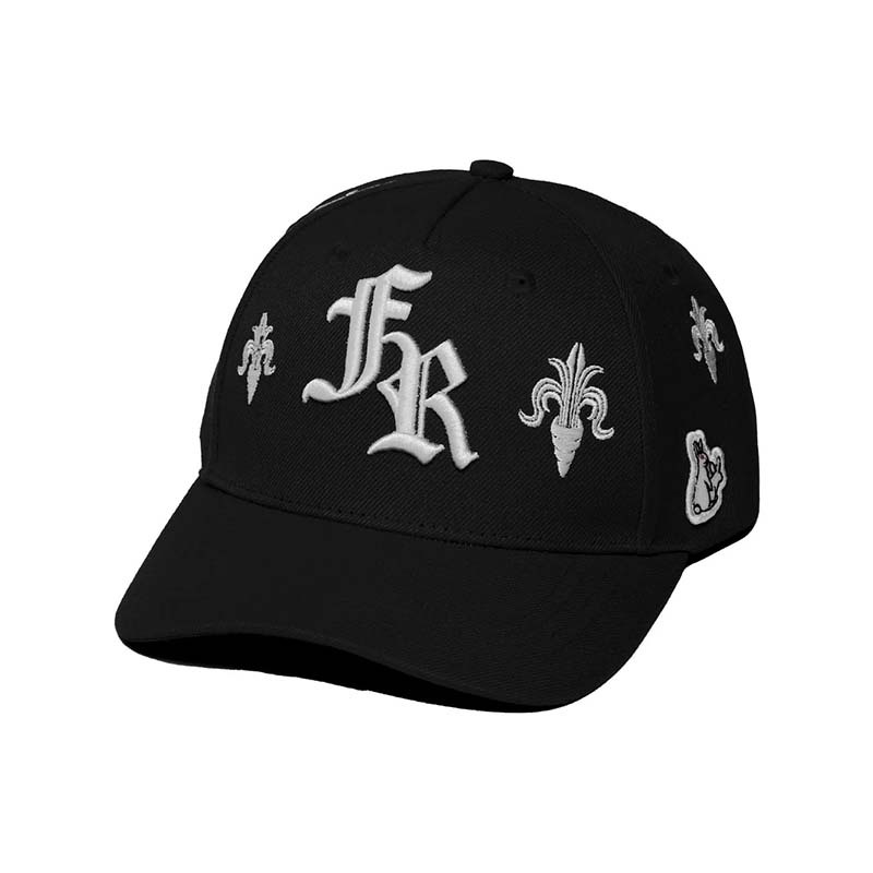 #FR2 Carrot Dropping Embroidery Cap 電繡 帽子 黑色 FRA2015-BK [台灣現貨]