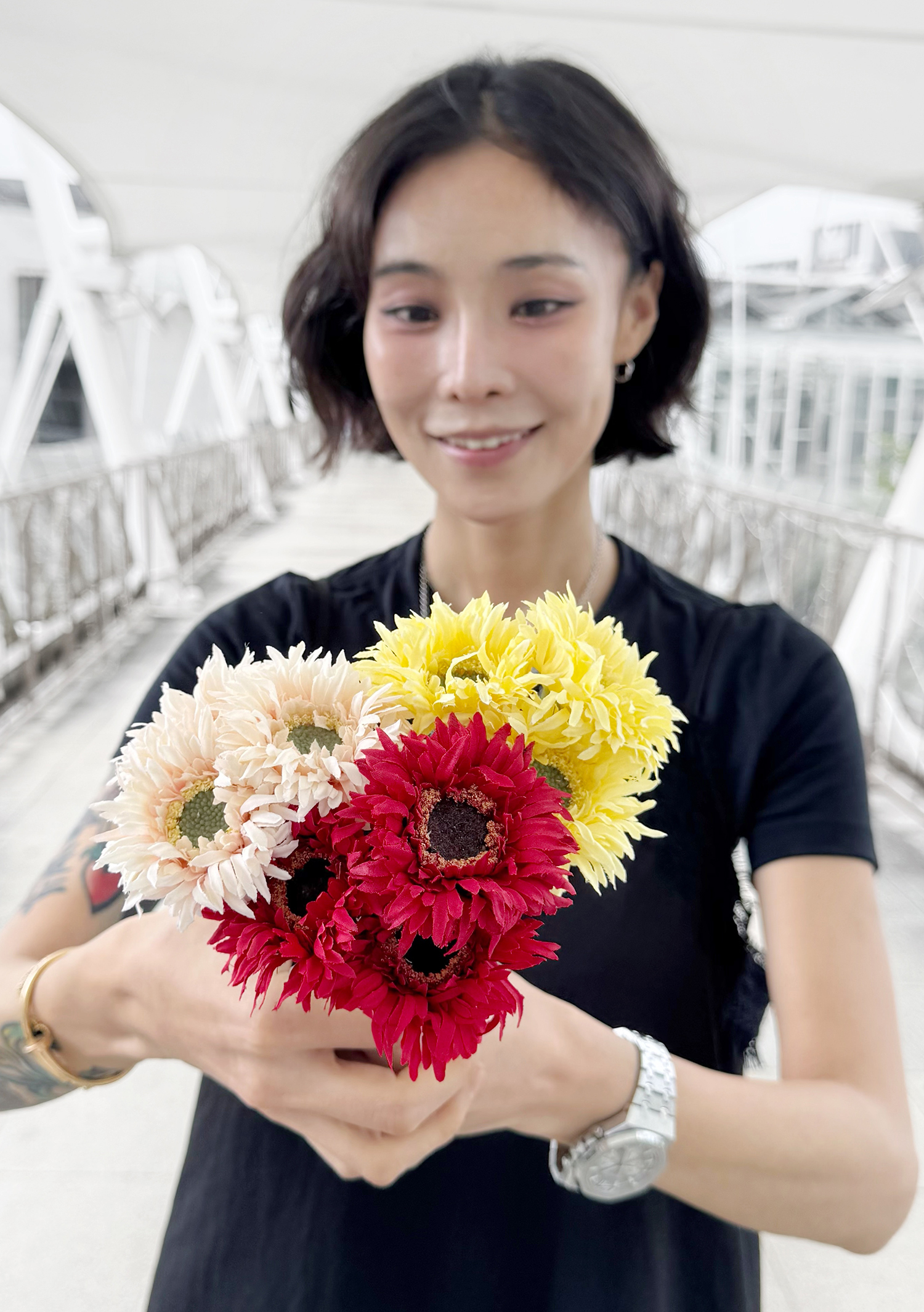 擬真蜘蛛非洲菊（兩色）