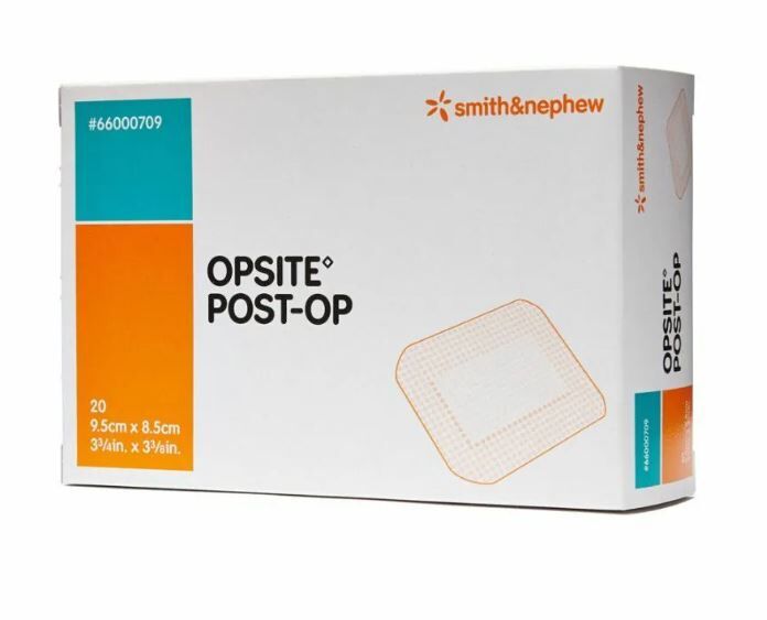 Smith+Nephew New OpSite Post-Op 9.5cm X 8.5cm X 1 pcs