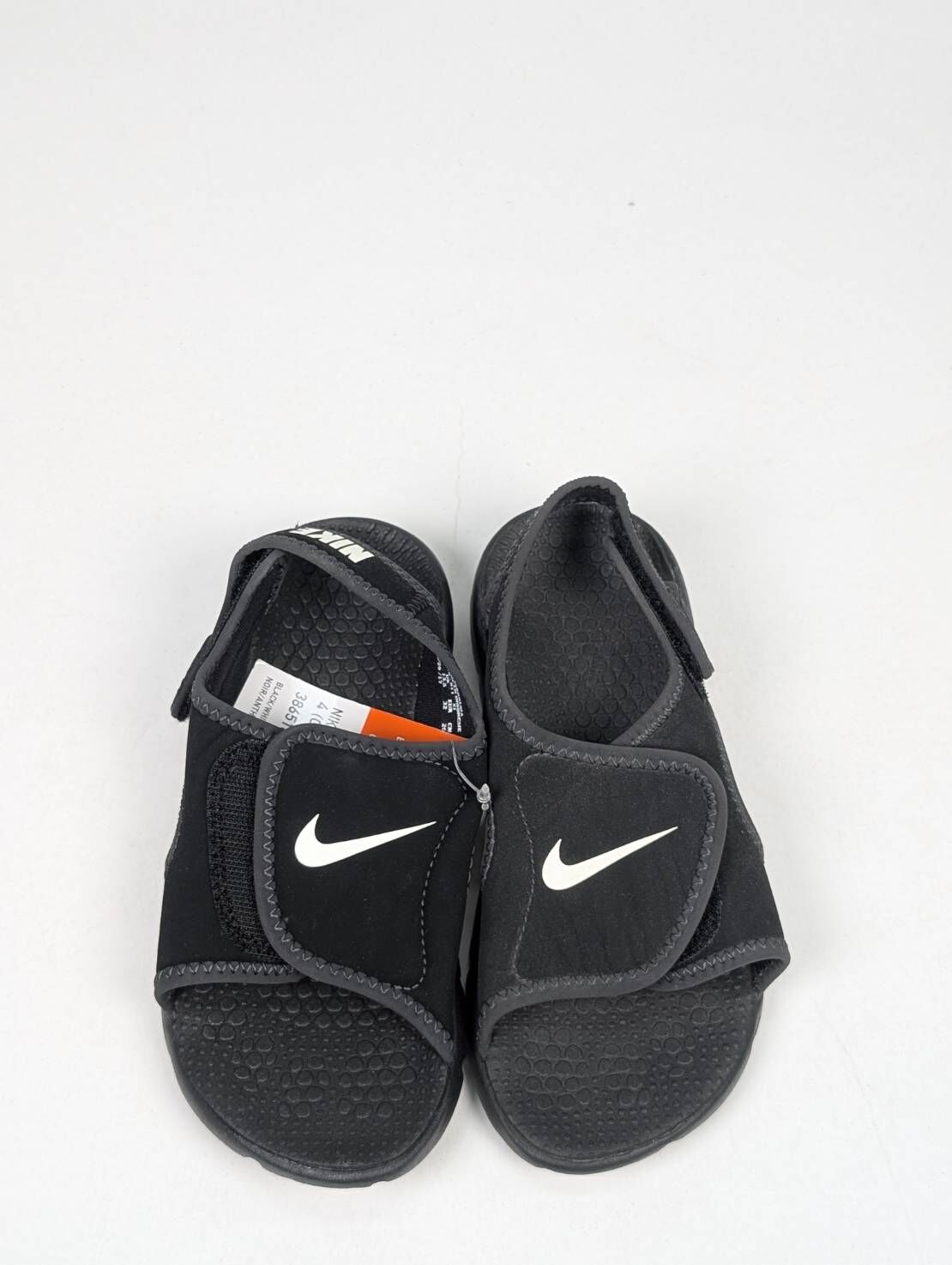微瑕疵-左右腳明顯色差 386518-011 1Y NIKE SUNRAY ADJUST 4 中童 黑 涼鞋