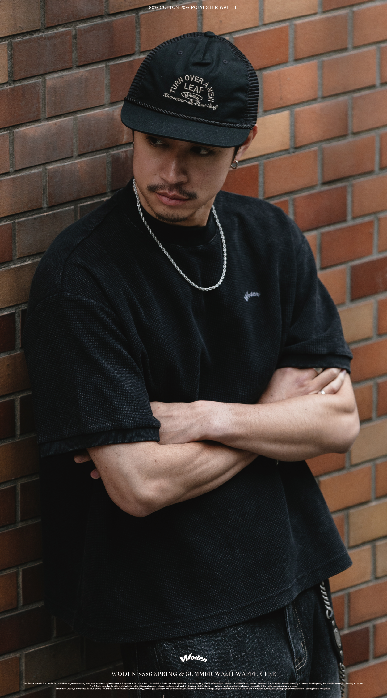 Woden Wash Waffle Tee