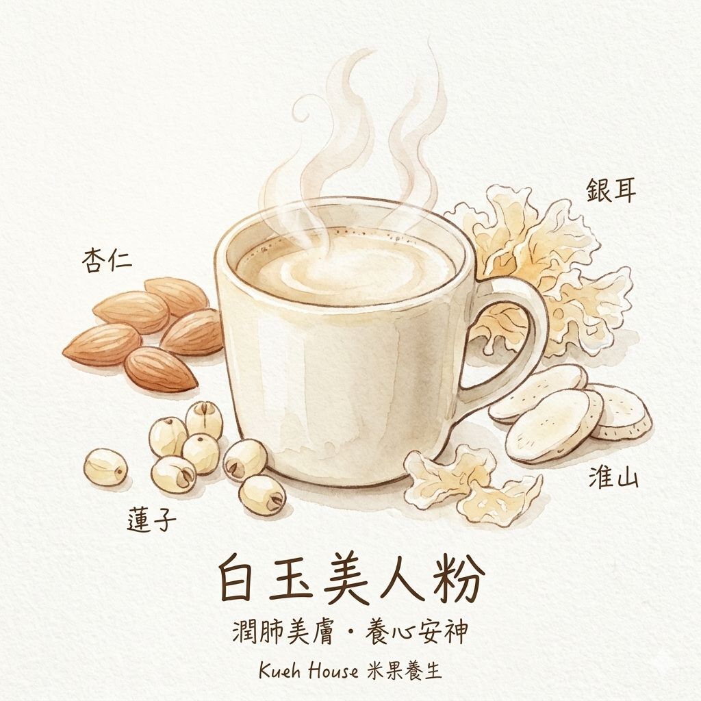 白玉美人粉