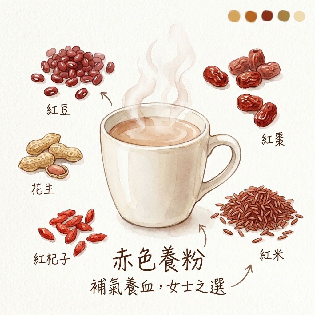 赤色養粉