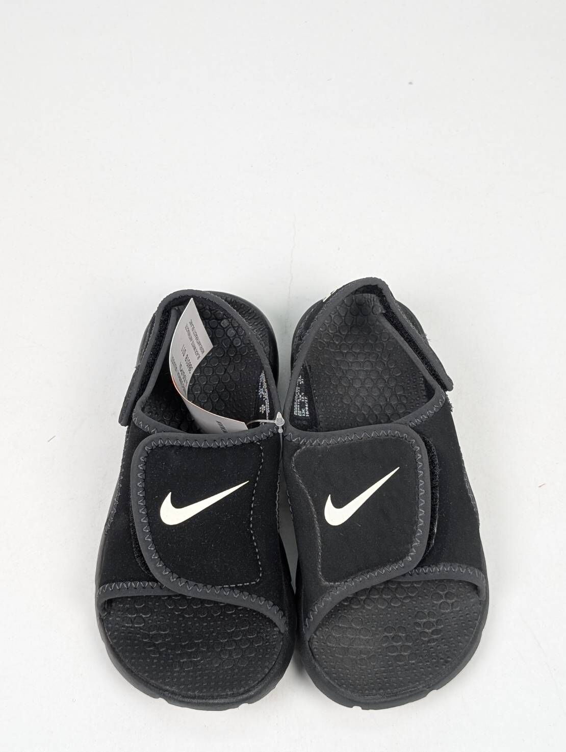 微瑕疵-左右腳鞋面色差 386518-011 13C NIKE SUNRAY ADJUST 4 中童 黑 涼鞋