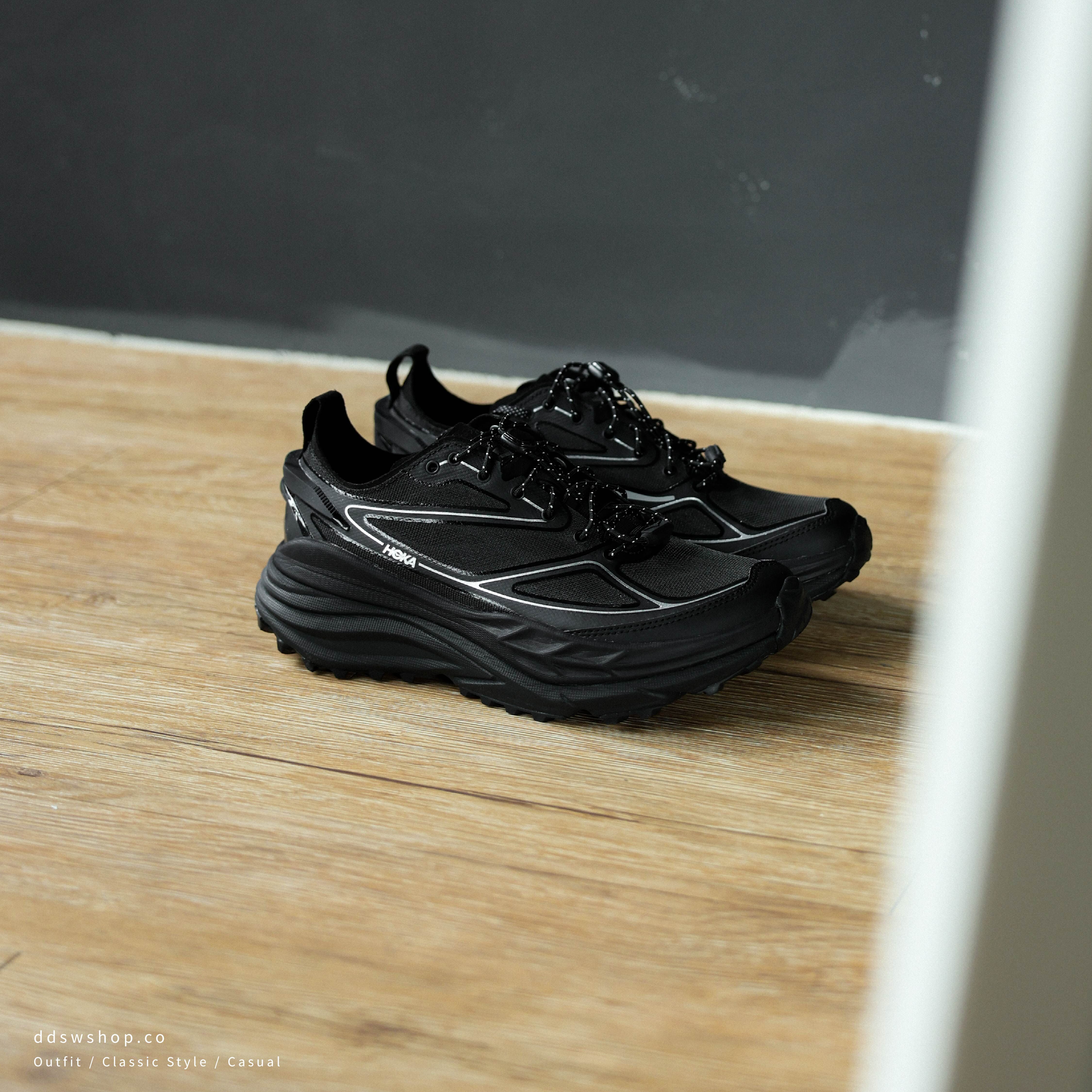 "現貨+代購" HOKA U Stinson One7 經典厚底 越野鞋 黑色