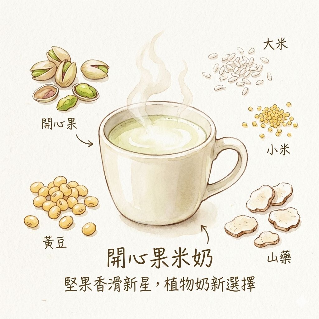 開心果米奶