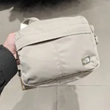 [S] NORTHFACE GRAYISH BEIGE TRAVEL CROSS BAG S, NN2PR73C-GRB (STNF46)