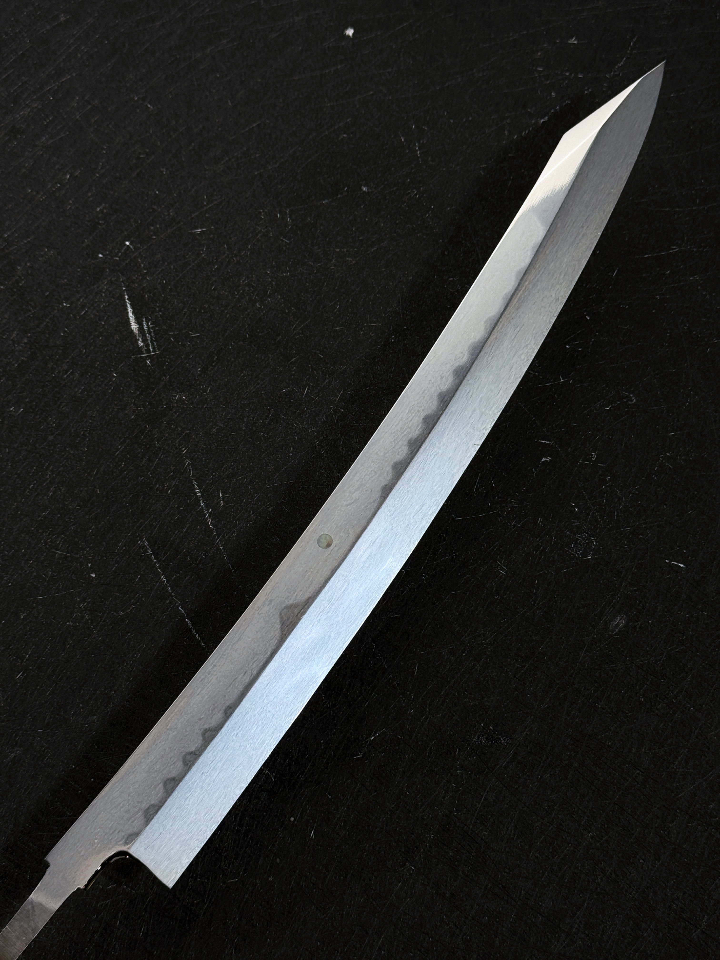 Xinguo Blue1 Honyaki Jihada Strong Curve Kiritsuke Yanagi