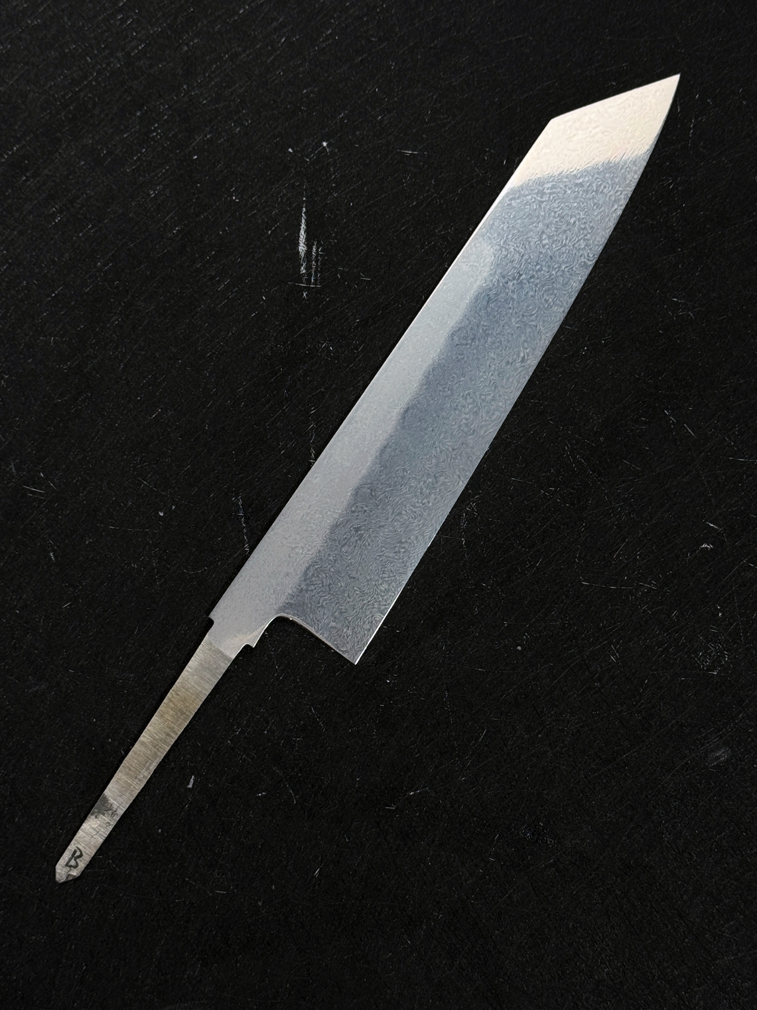 (B) Xinguo AS Honyaki Jihada Kiritsuke Gyuto