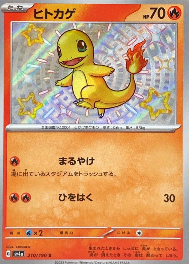 【Sv4a 210／190 S】ヒトカゲ