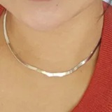 [S] LUVREPARIS Penne Snake Necklace, NA0324 (SZZ1144)