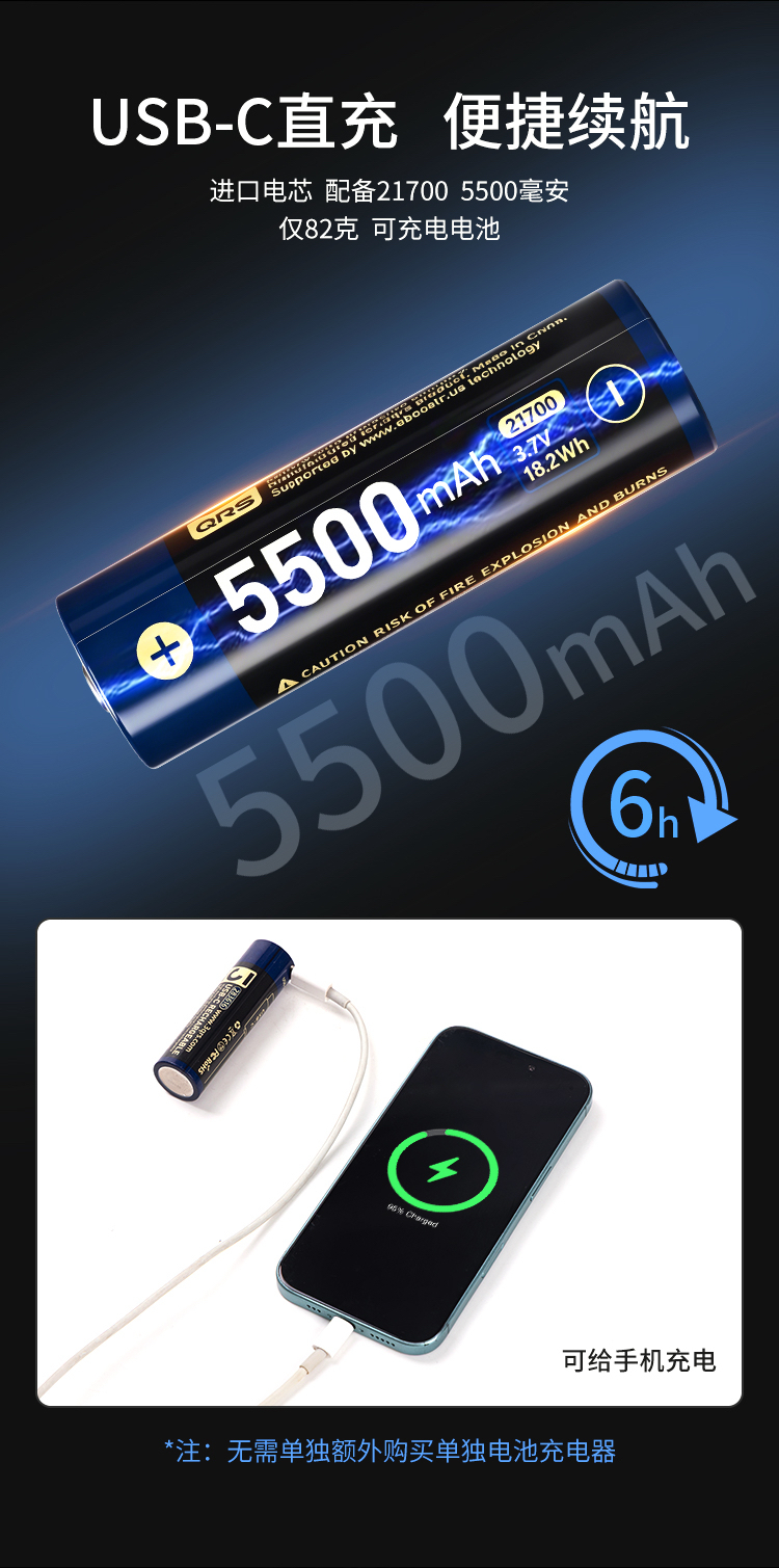 M3 電池 type-C 可當行動電源充手機