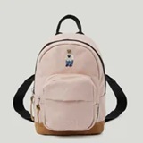 [S] WHO.A.U PINK Steve 2-Way Mini Backpack, WHBGF2372A25-PINK (SWAU594)