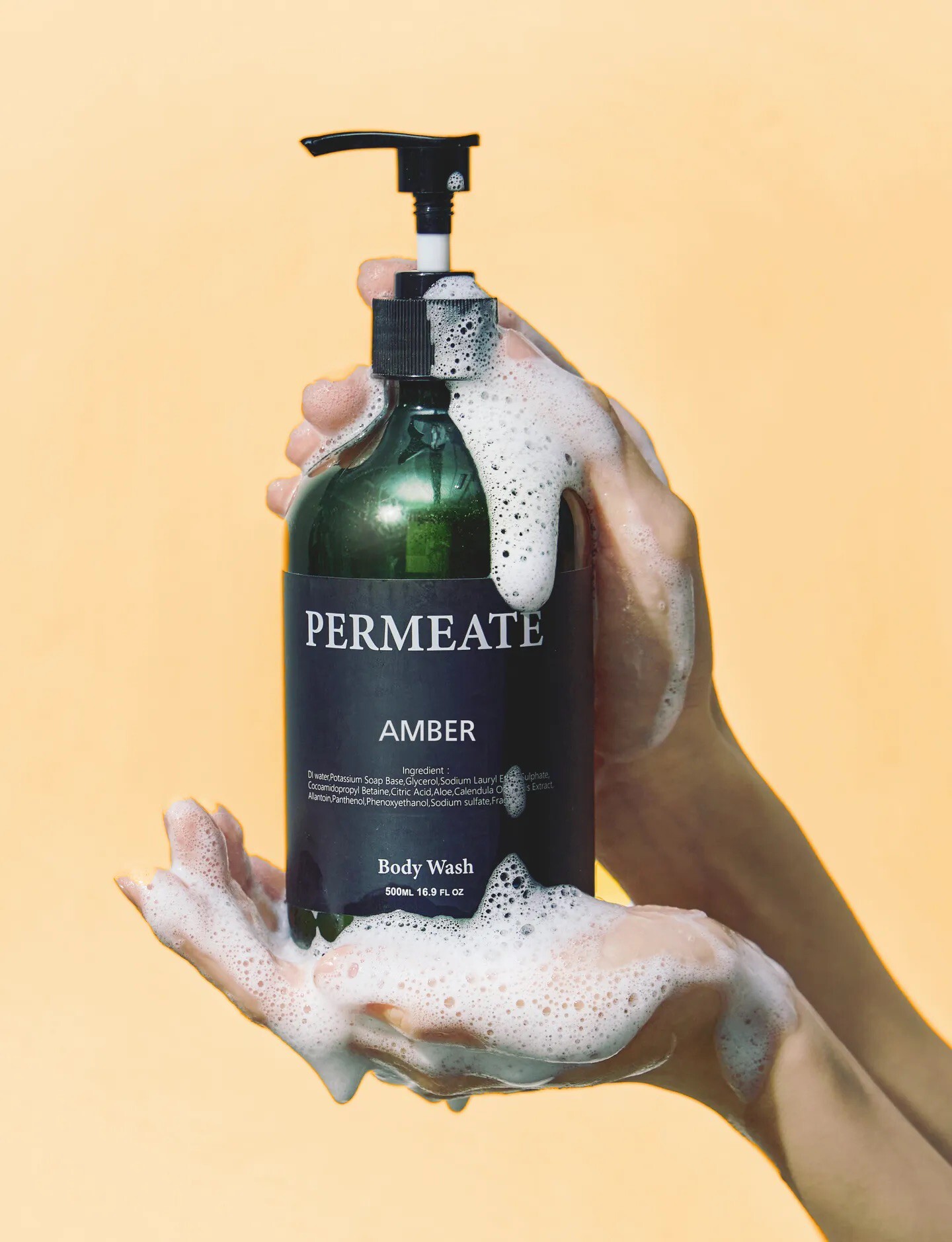 PERMEATE AMBER 極致 琥珀 保濕 舒敏 沐浴露 500ml