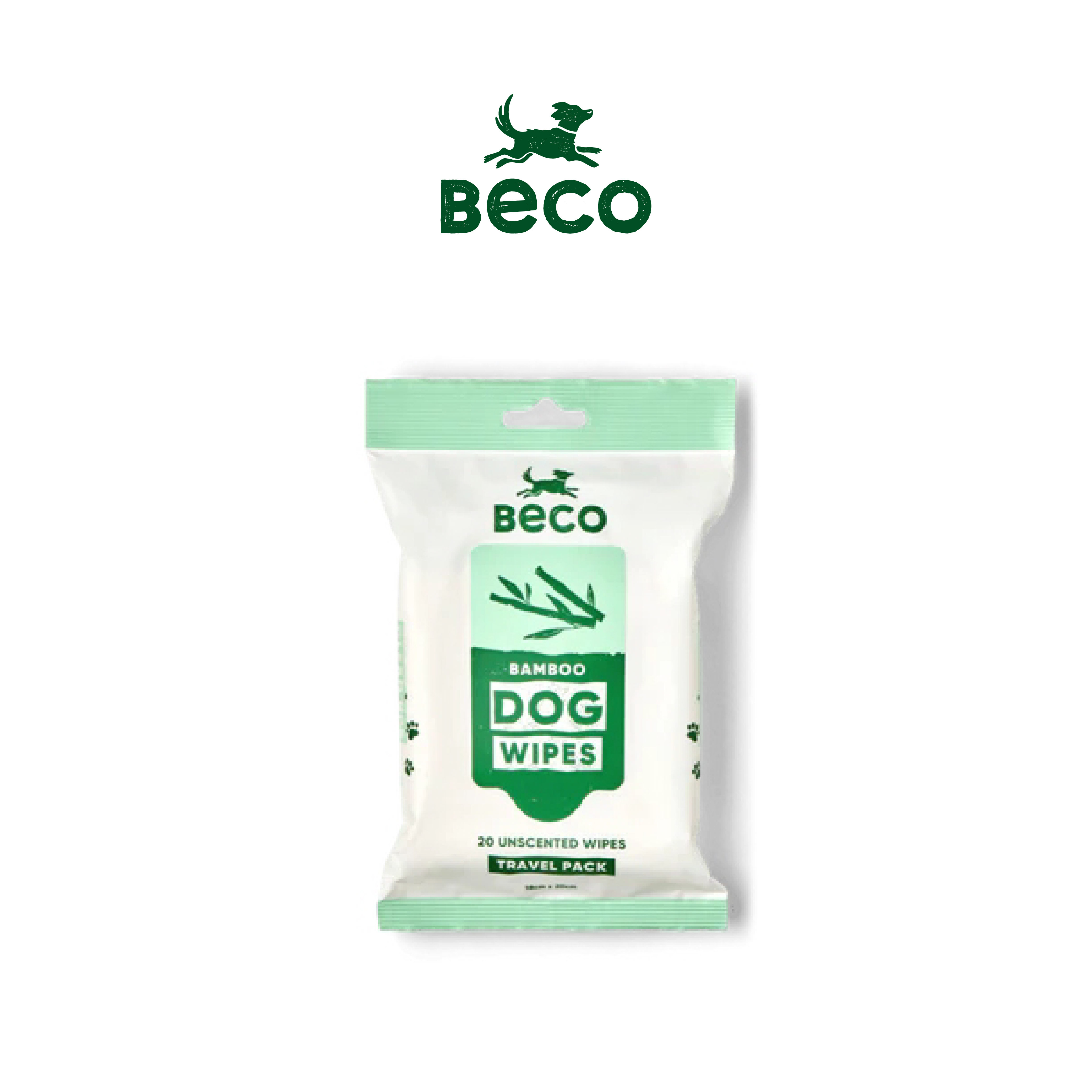 無香​ - 竹製狗狗濕紙巾隨身包｜英國 Beco