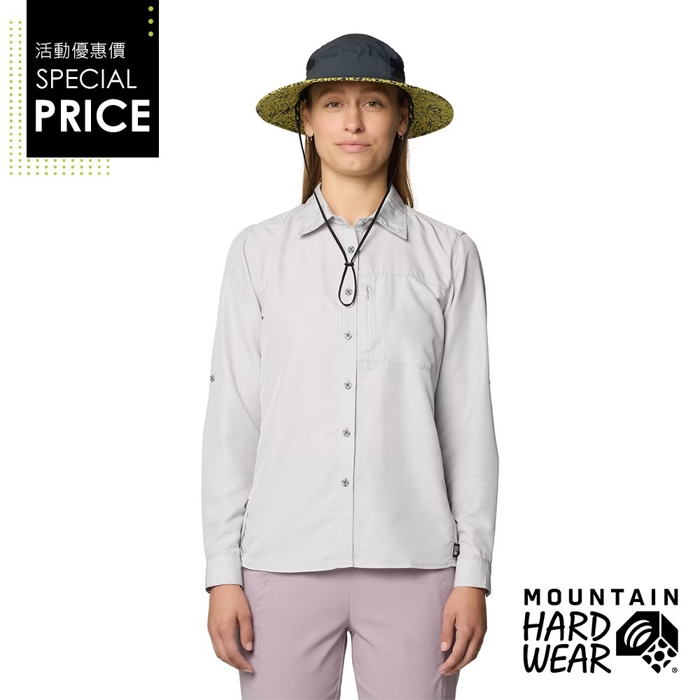 Mountain Hardwear Canyon™ Long Sleeve W 抗皺速乾防曬長袖襯衫 女款 淺沙丘 #2110541 [HappyOutdoor]