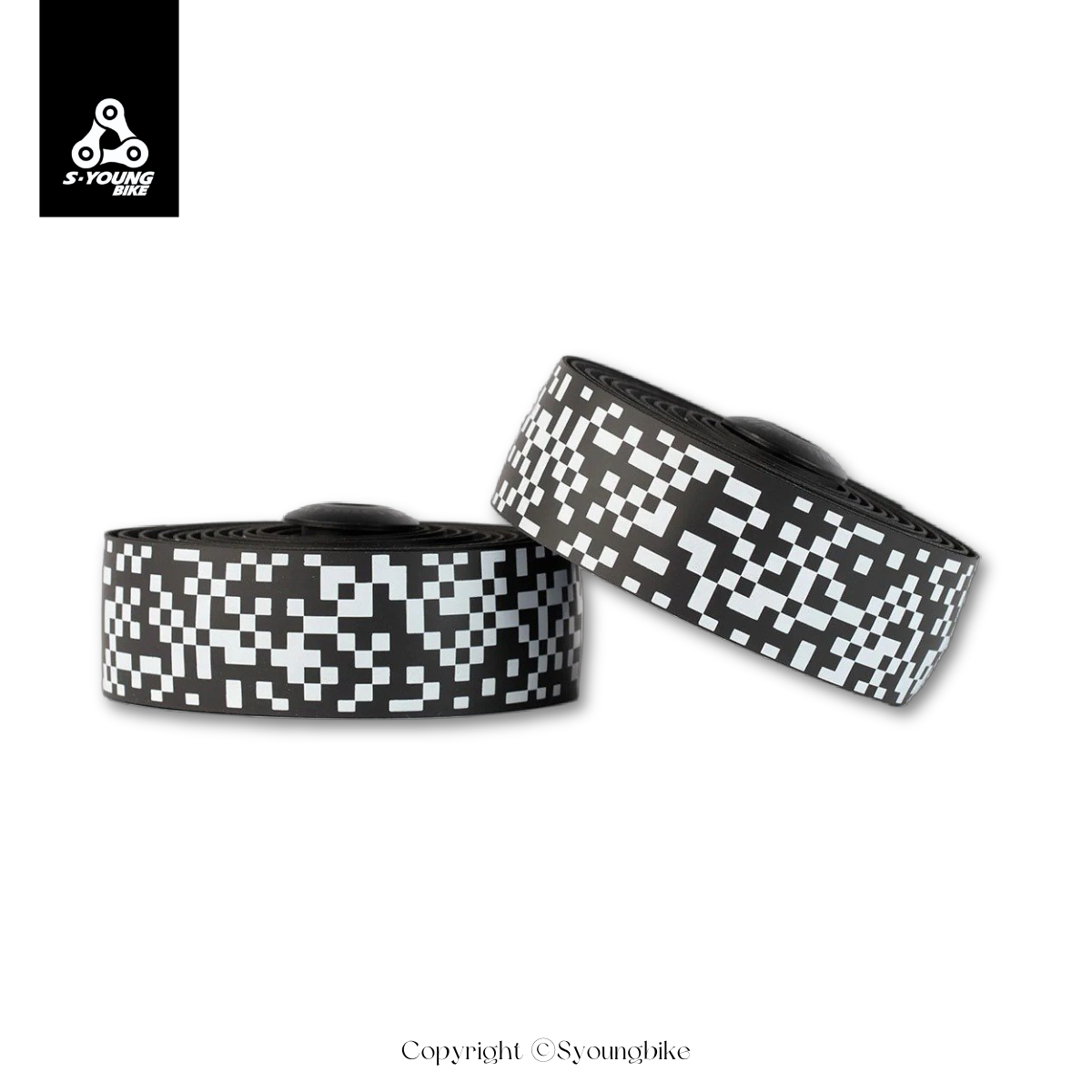 【BURGH】Pixel White Bar Tape 把帶