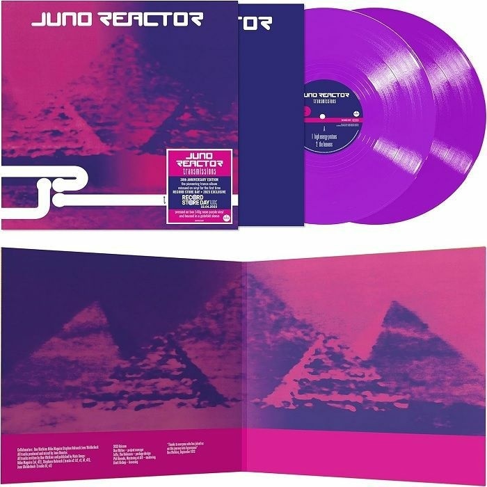 Juno Reactor《Transmissions (30th Anniversary Edition) (Record Store Day RSD 2023)》（霓虹紫膠2LP）