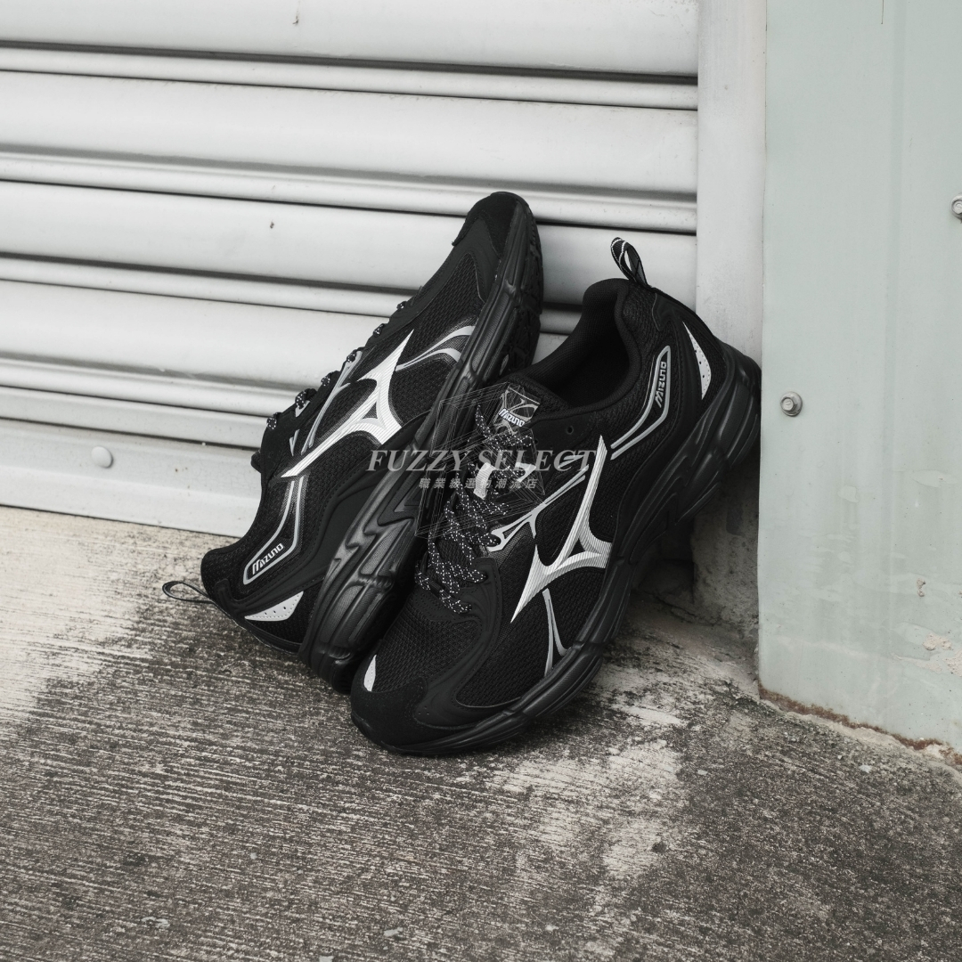 【逢甲FUZZY】MIZUNO Speed 10s "Black Silver" 黑銀 復古 D1GH240605