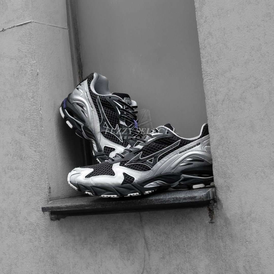 【逢甲 FUZZY】MIZUNO Wave Rider 10 "Black" 黑銀 D1GA250601