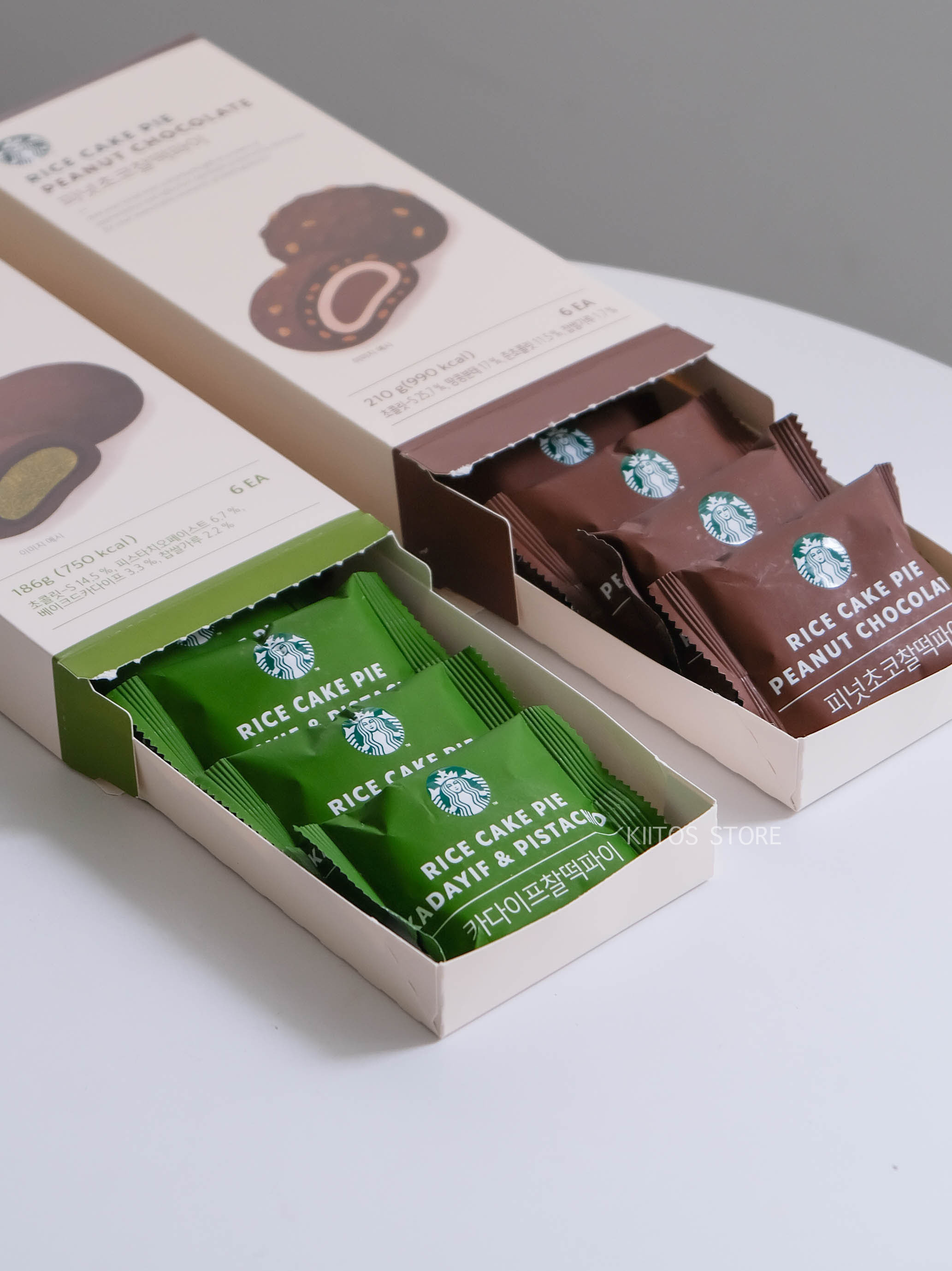 【預購】韓國限定 Starbucks 星巴克 Rice Cake Pie 杜拜 可可 開心果 花生脆粒 麻糬 巧克力派 Q餅
