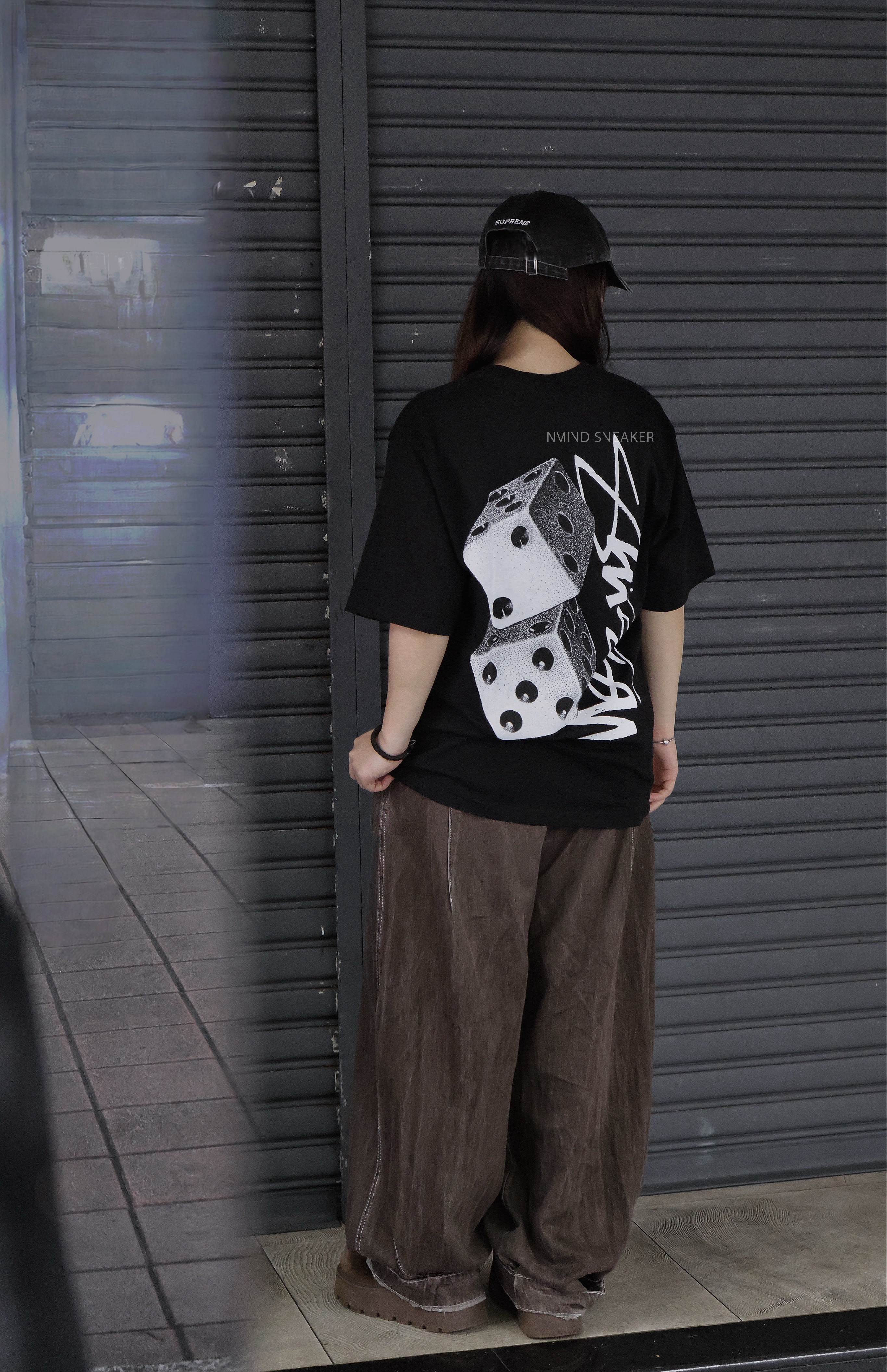 <快速出貨> Stussy Tall Dice Tee 骰子 短踢 黑/白/灰