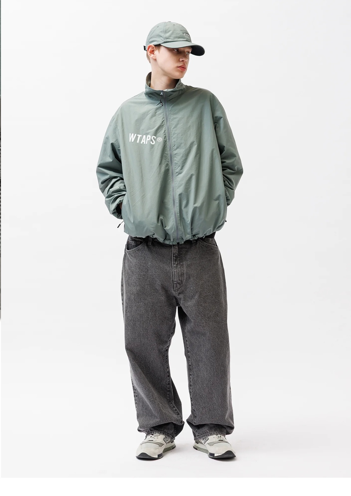 [現貨] WTAPS SS26 TRACK / JACKET / NYLON. TUSSAH. PERTEX® | GREY