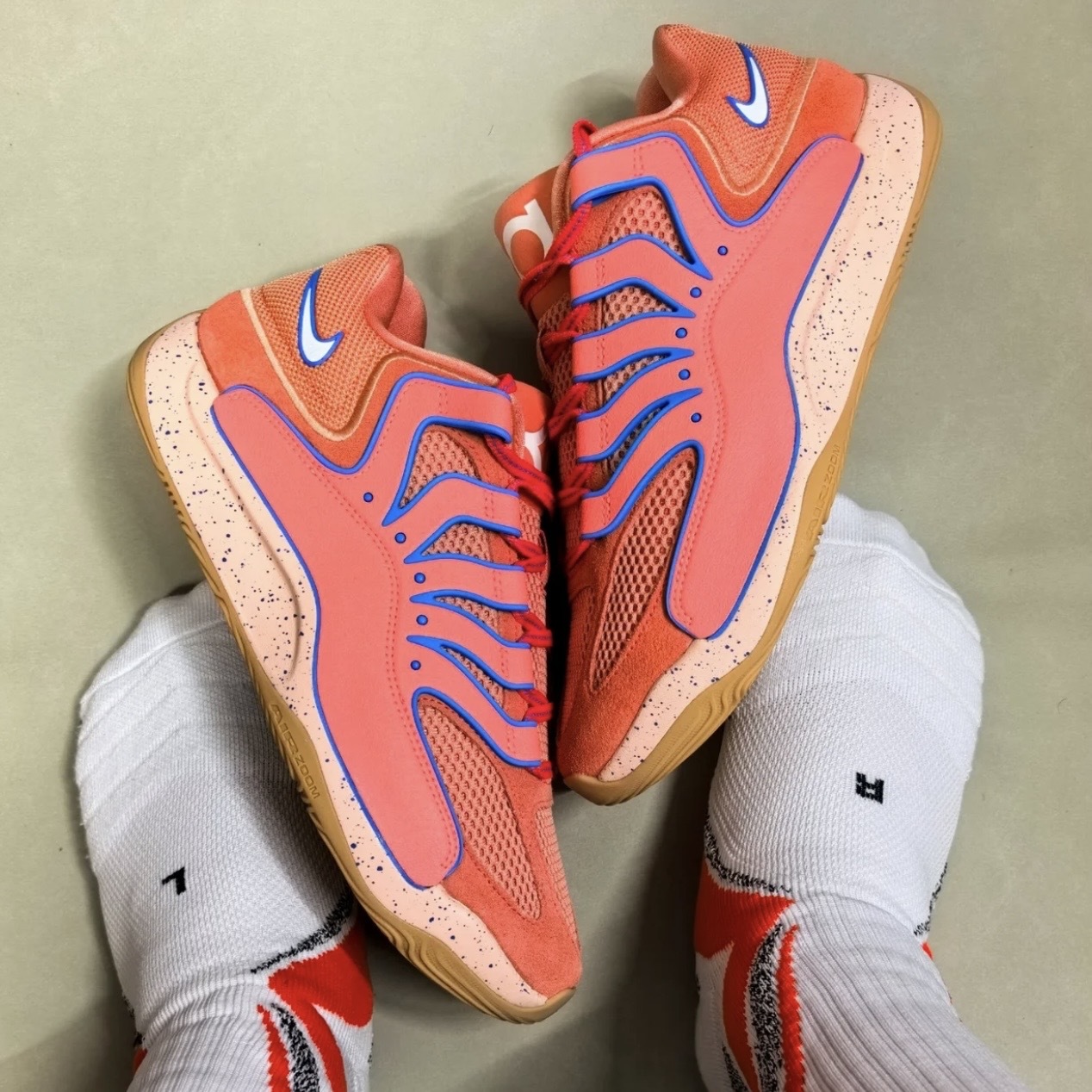 NIKE KD 18 EP 珊瑚粉 籃球鞋 緩震 實戰 男鞋 HV1991-601