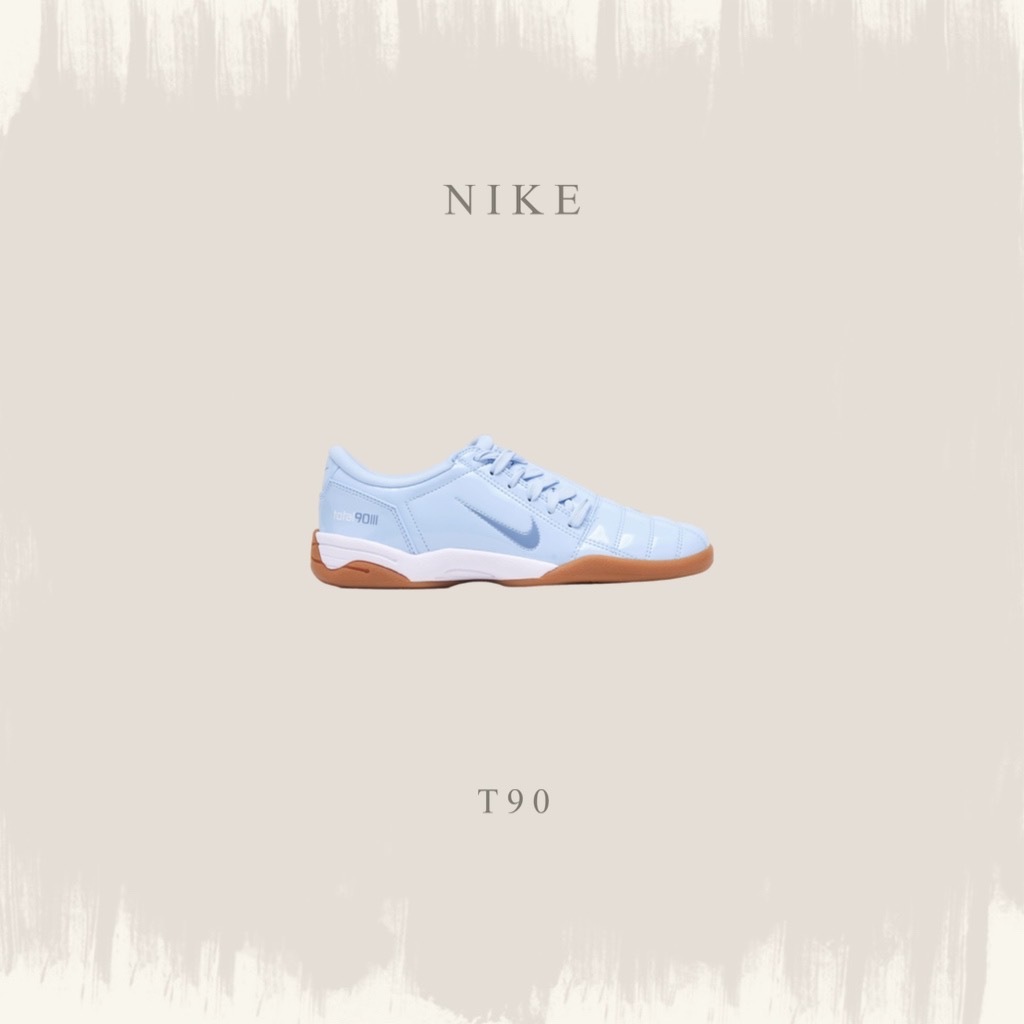 NIKE WMNS TOTAL 90 天空藍 亮面 足球風 女鞋 IB5666-401