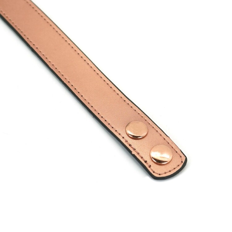 Liebe Seele Rose Gold 玫瑰金粹 真皮頸圈及乳夾組 高級SM道具 日本SM用品