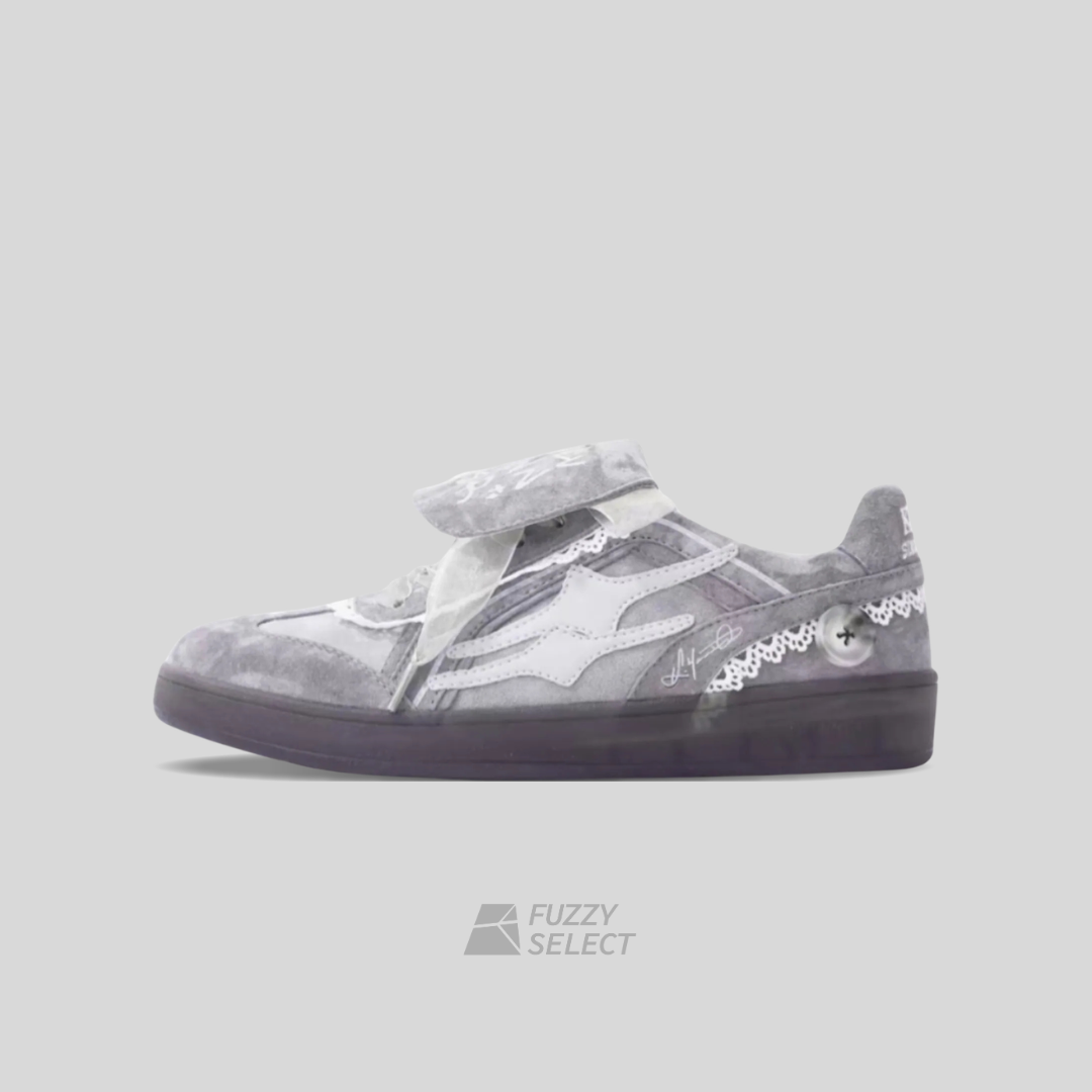 【逢甲FUZZY】 Killwinner 蕾絲灰 緞帶 張員瑛同款 KWDX240403