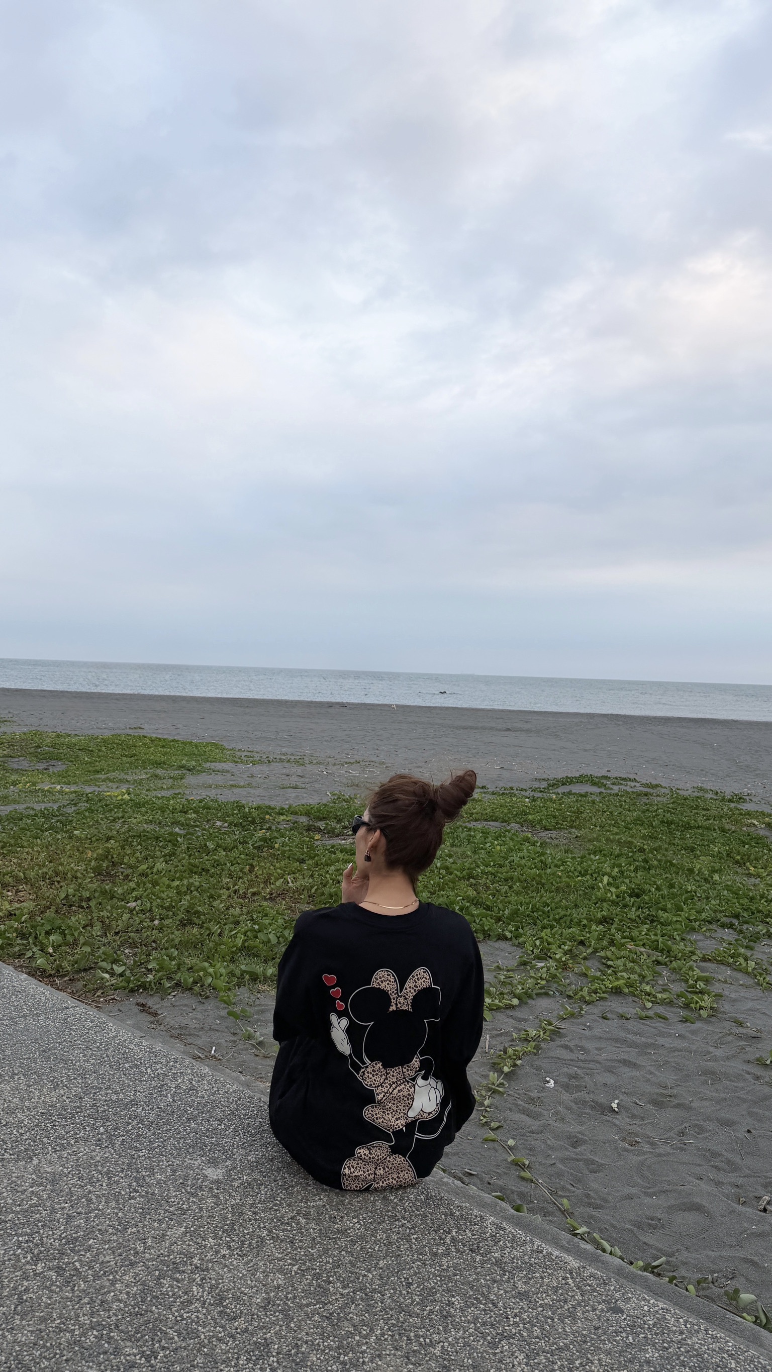 Minnie豹紋休閒長洋