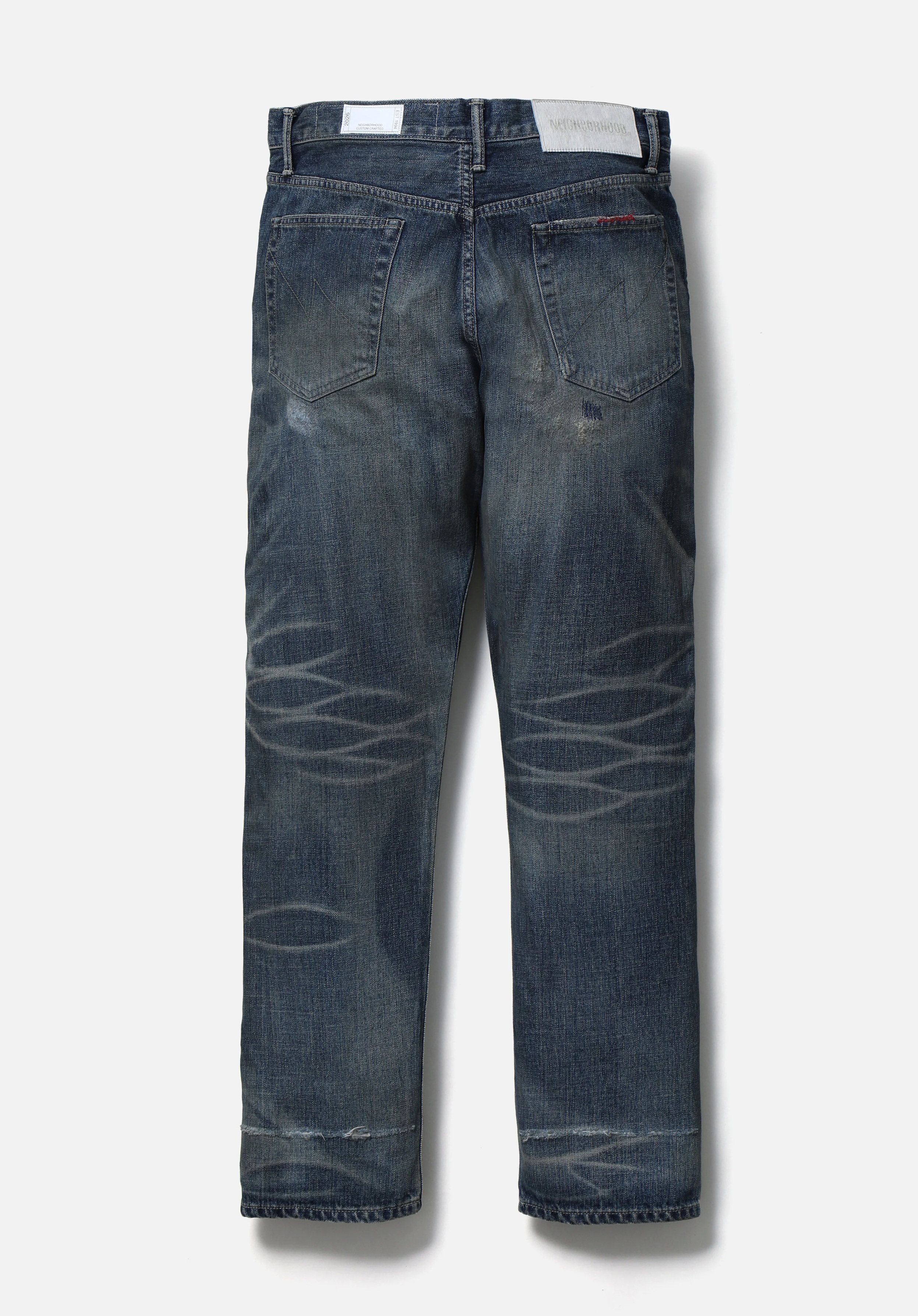 [現貨] NEIGHBORHOOD SS26 SAVAGE DENIM DP MID PANTS | (Black / Indigo)