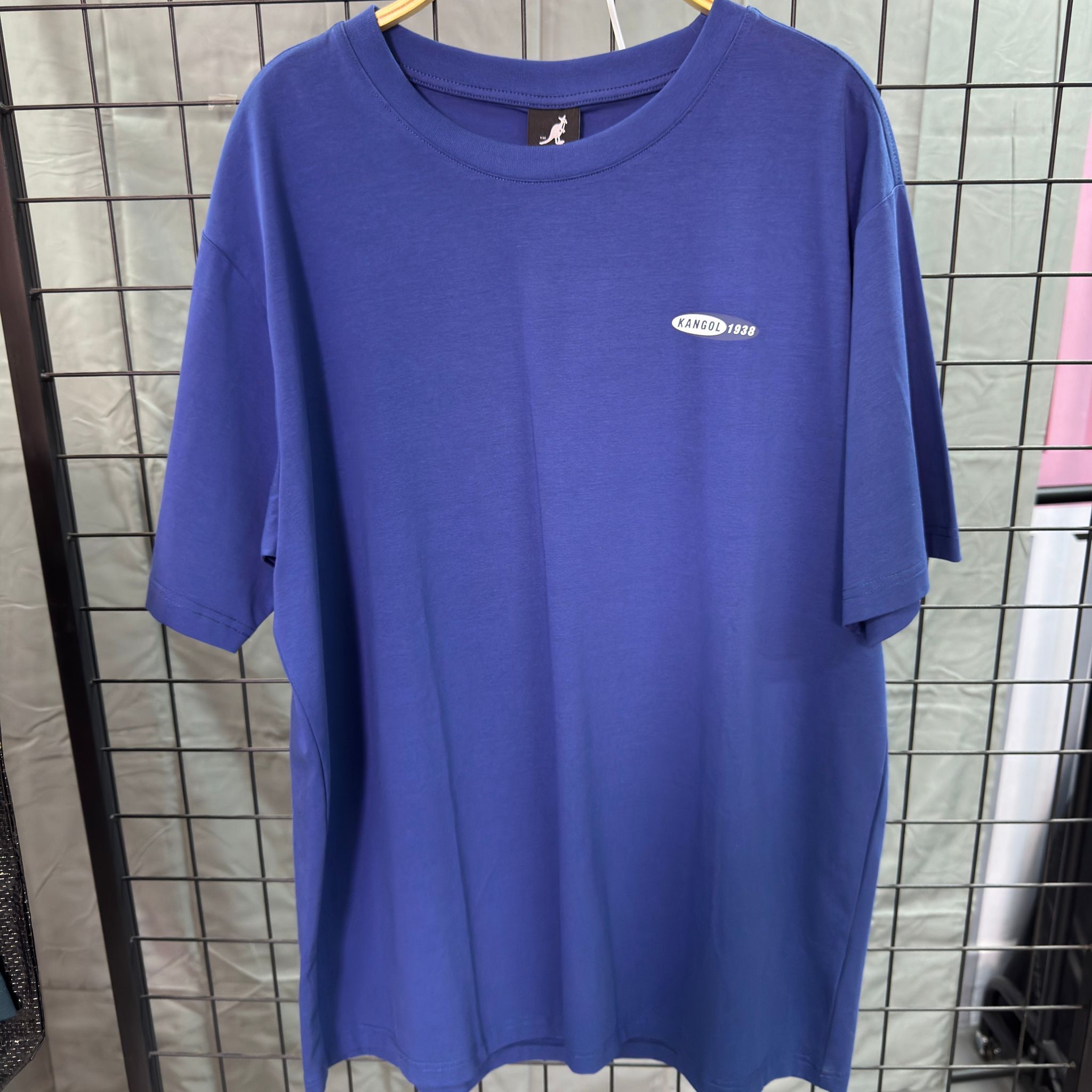 HKCG0511-026 Kangol 左胸橢圓形Kangol LOGO Tee(65258022) 藍色 (A26M-2XL)